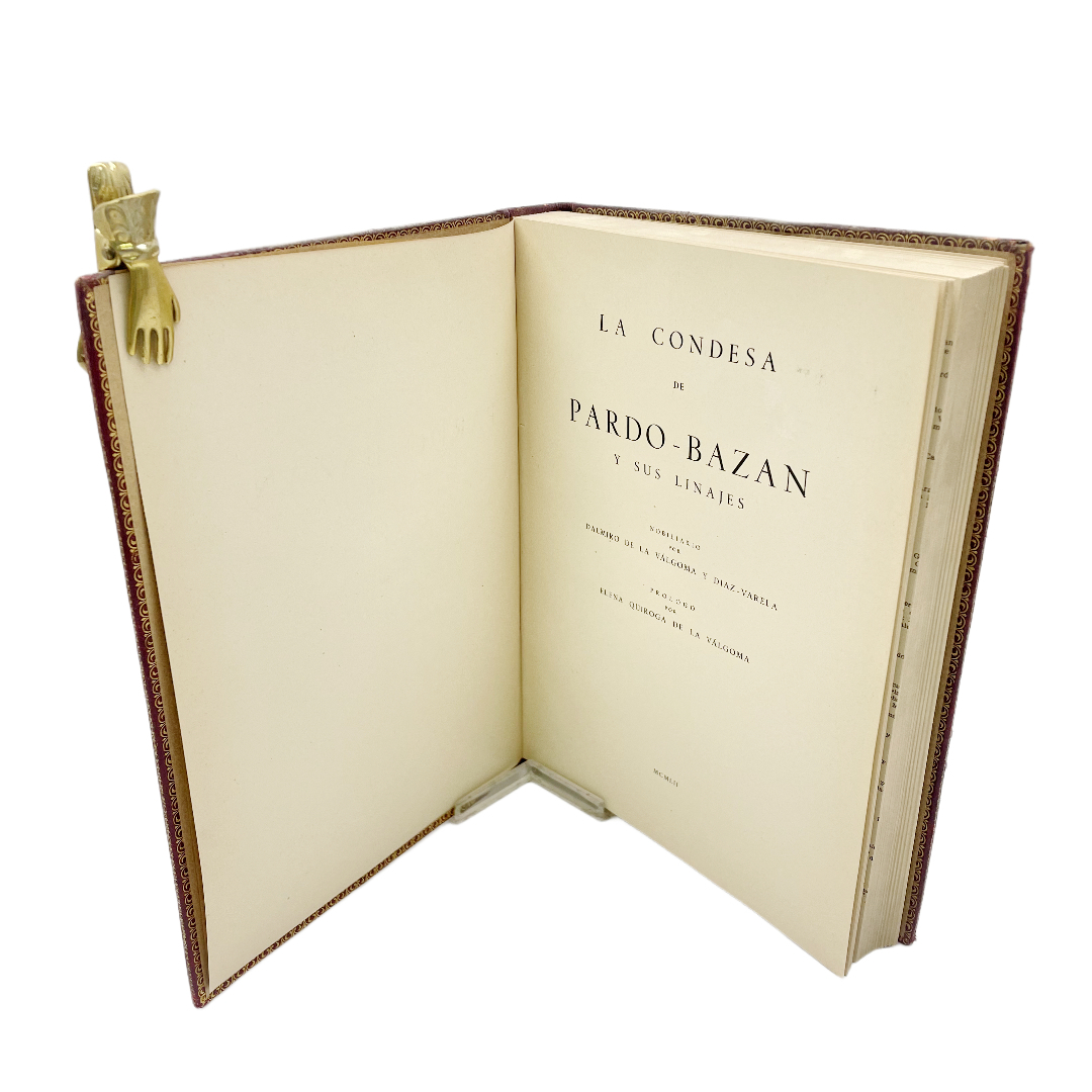 D. VALGOMA Y DÍAZ VARELA - LA CONDESA DE PARDO-BAZÁN Y SUS LINAJES - 1952