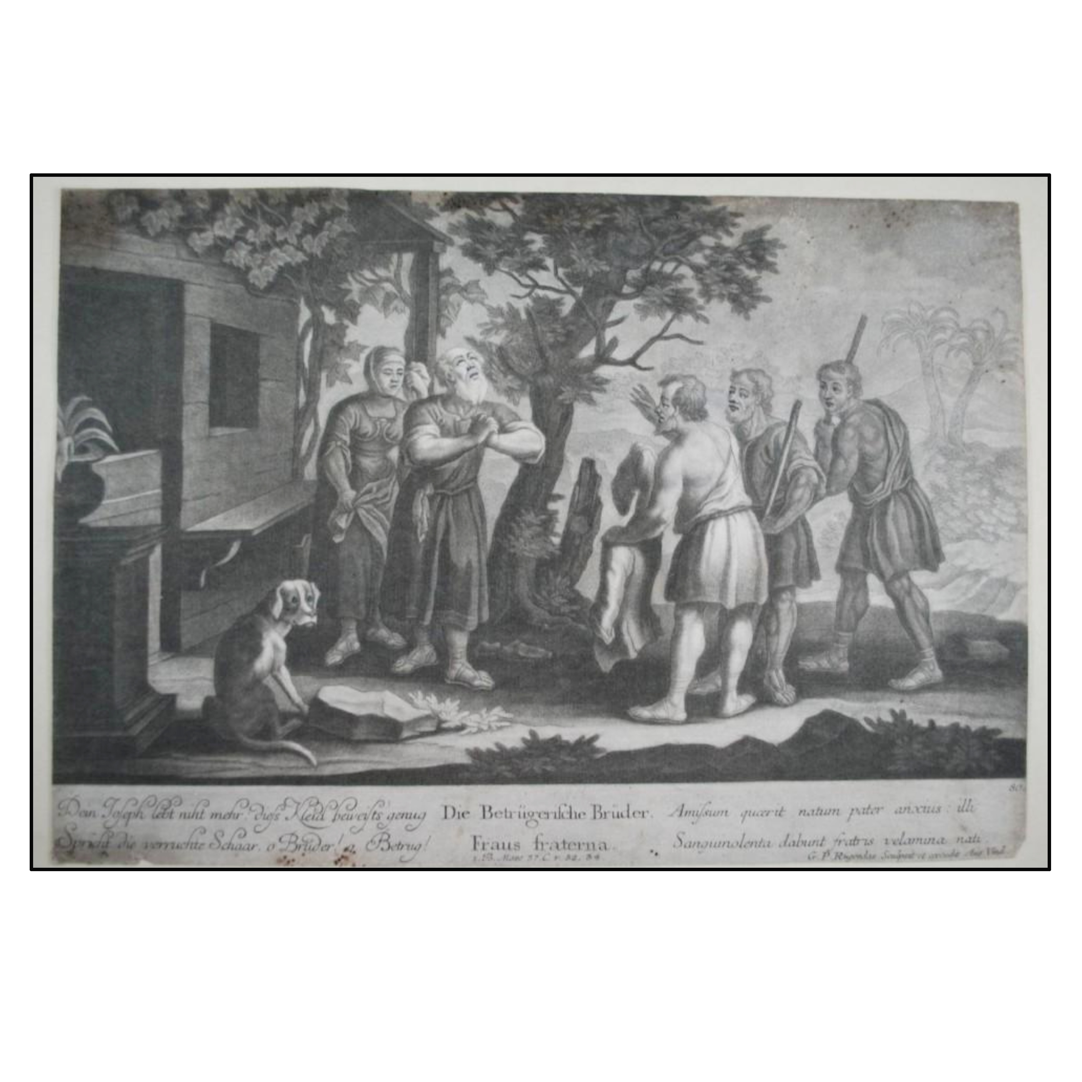 DIE BETRÜGERISCHE BRUDER. FRAUS FRATERNA / BENIAME DES DIEBSTAHLS BESCHULDIGT.