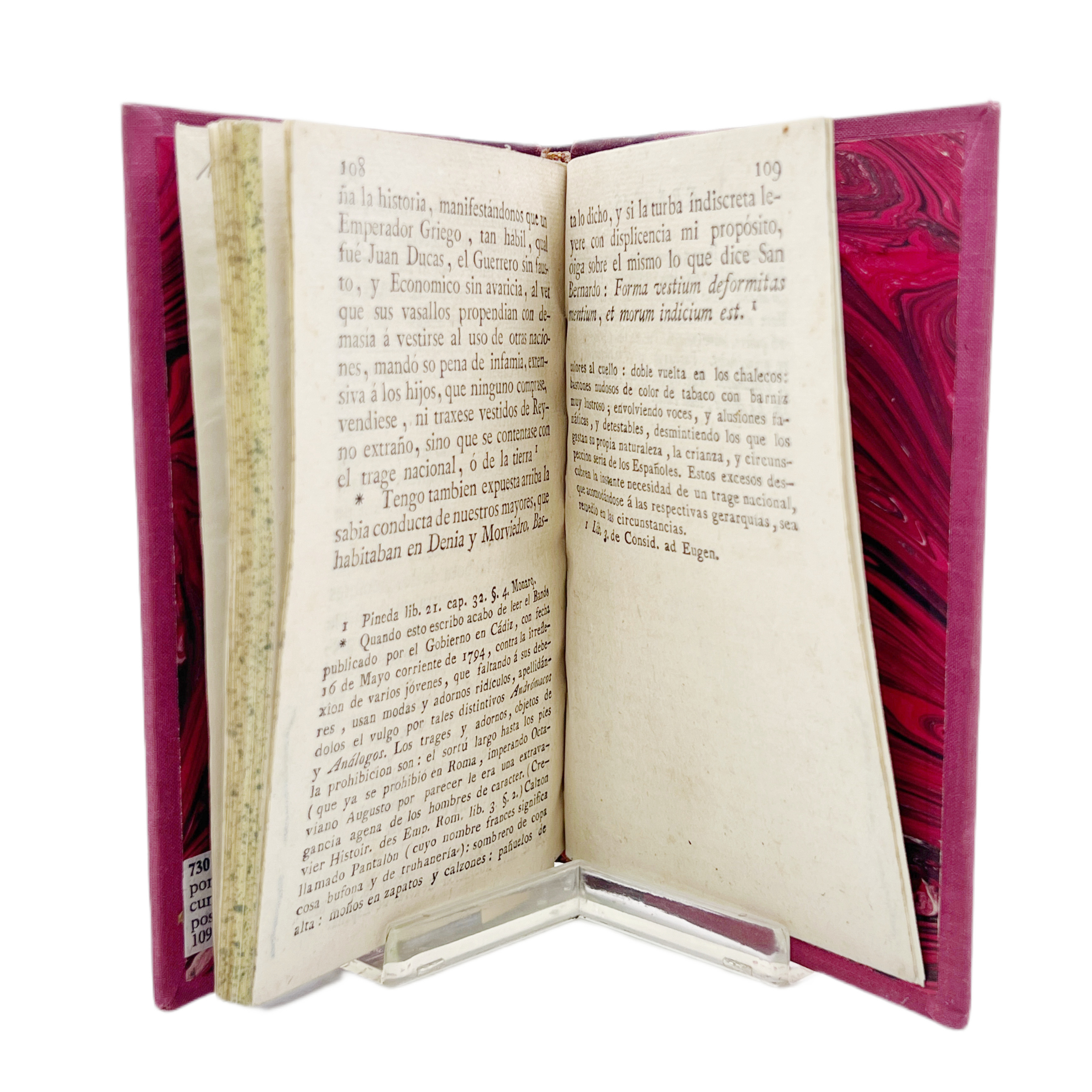 FELIPE ROJO DE FLORES - INVECTIVA CONTRA EL LUXO (1ª EDICIÓN) - 1794