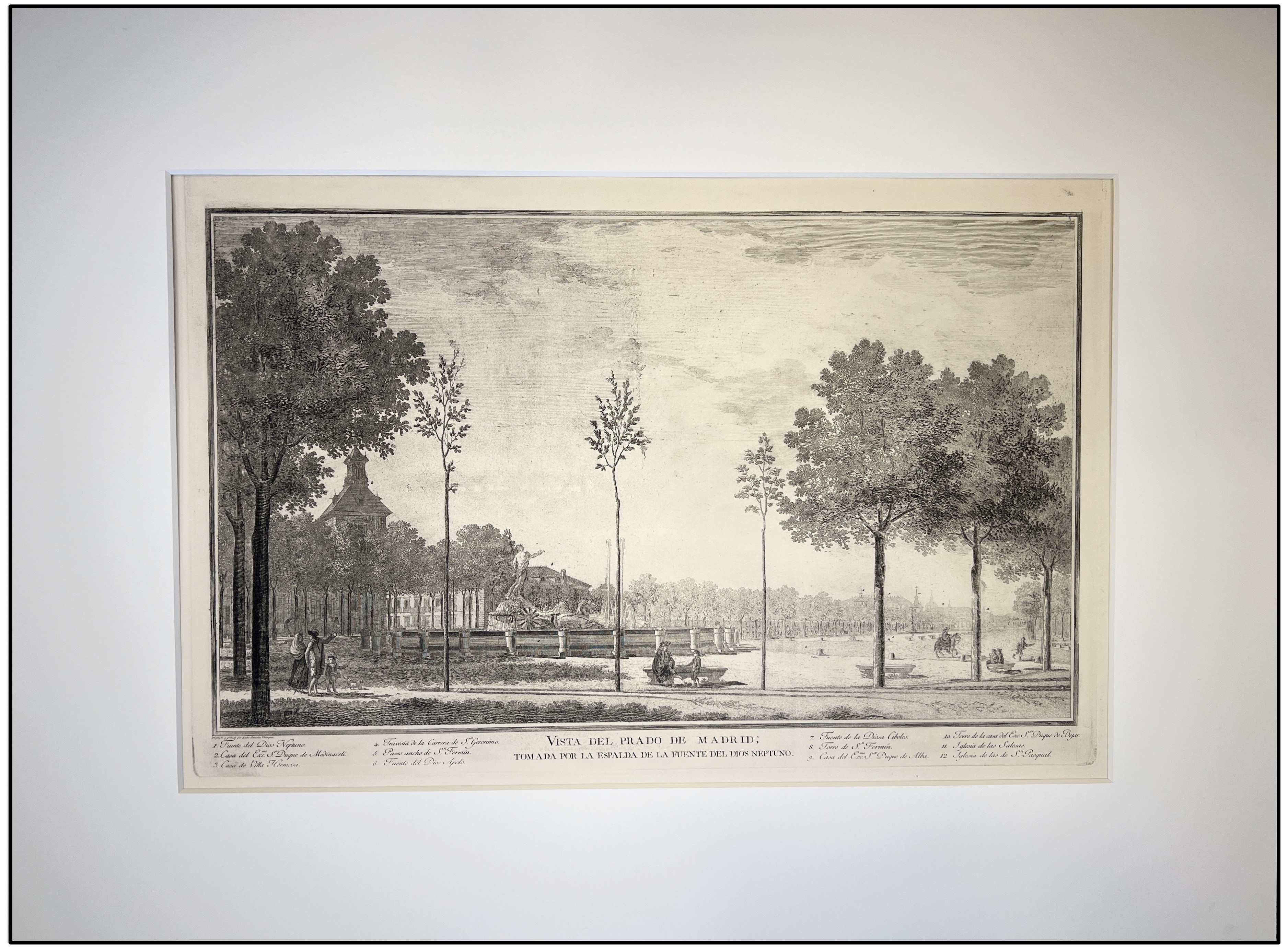 ISIDRO GONZÁLEZ VELÁZQUEZ - PASEO DEL PRADO NEPTUNO - 1788