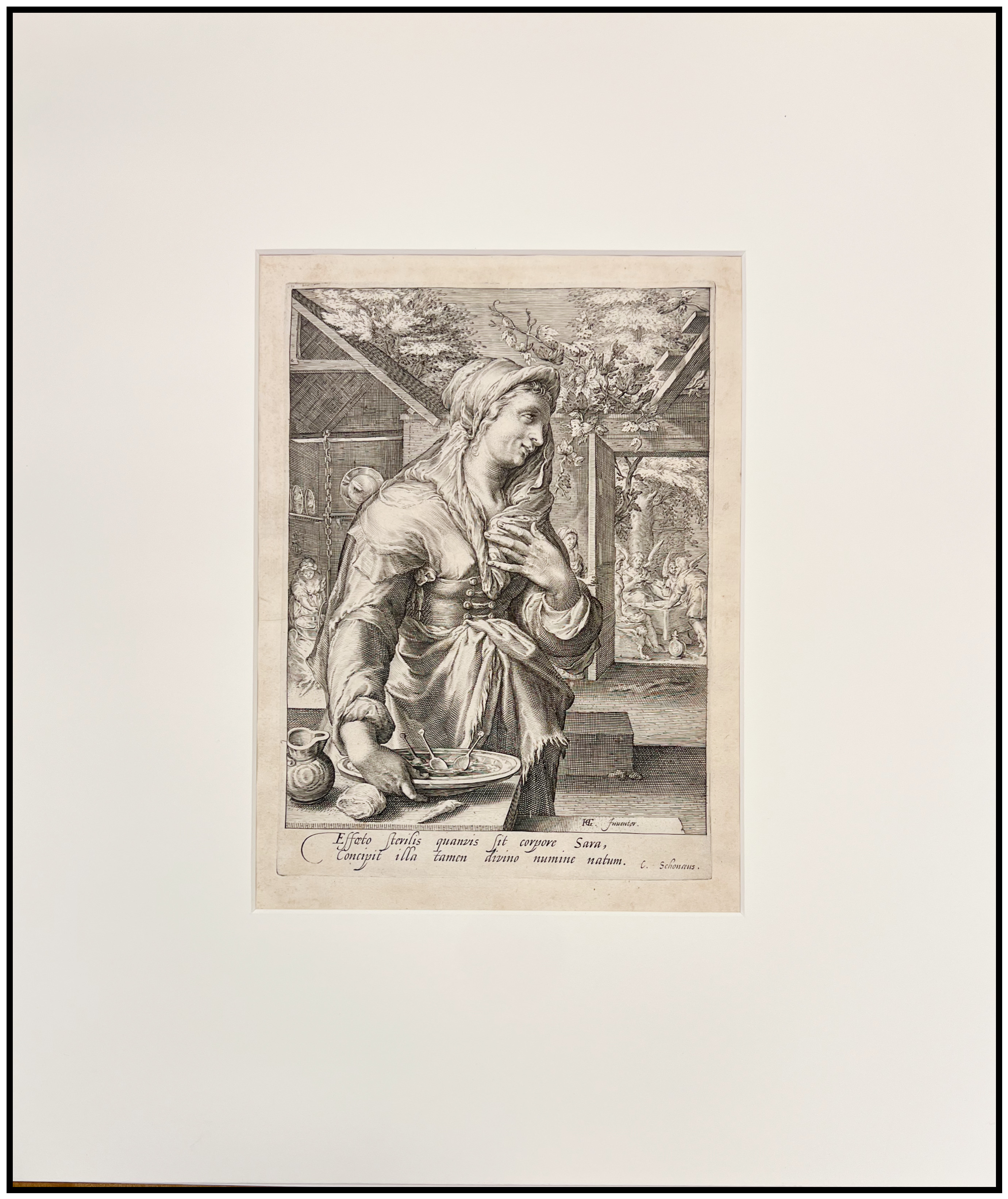 GOLTZIUS - SARA, ESPOSA DE ABRAHAM (SERIE LAS MUJERES DE LOS PATRIARCAS) - 1597