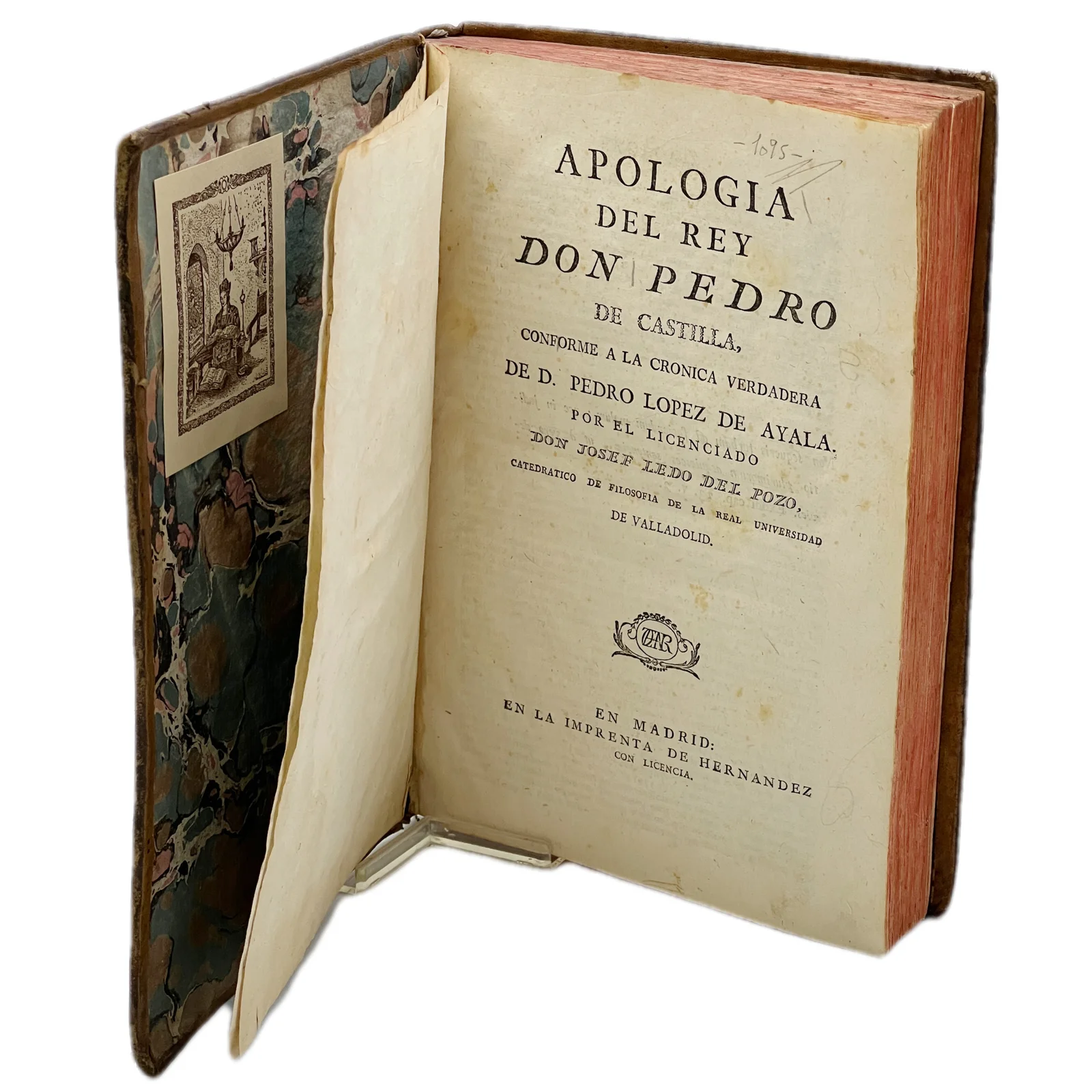 JOSE LEDO DEL POZO - APOLOGIA DEL REY DON PEDRO - C.1783