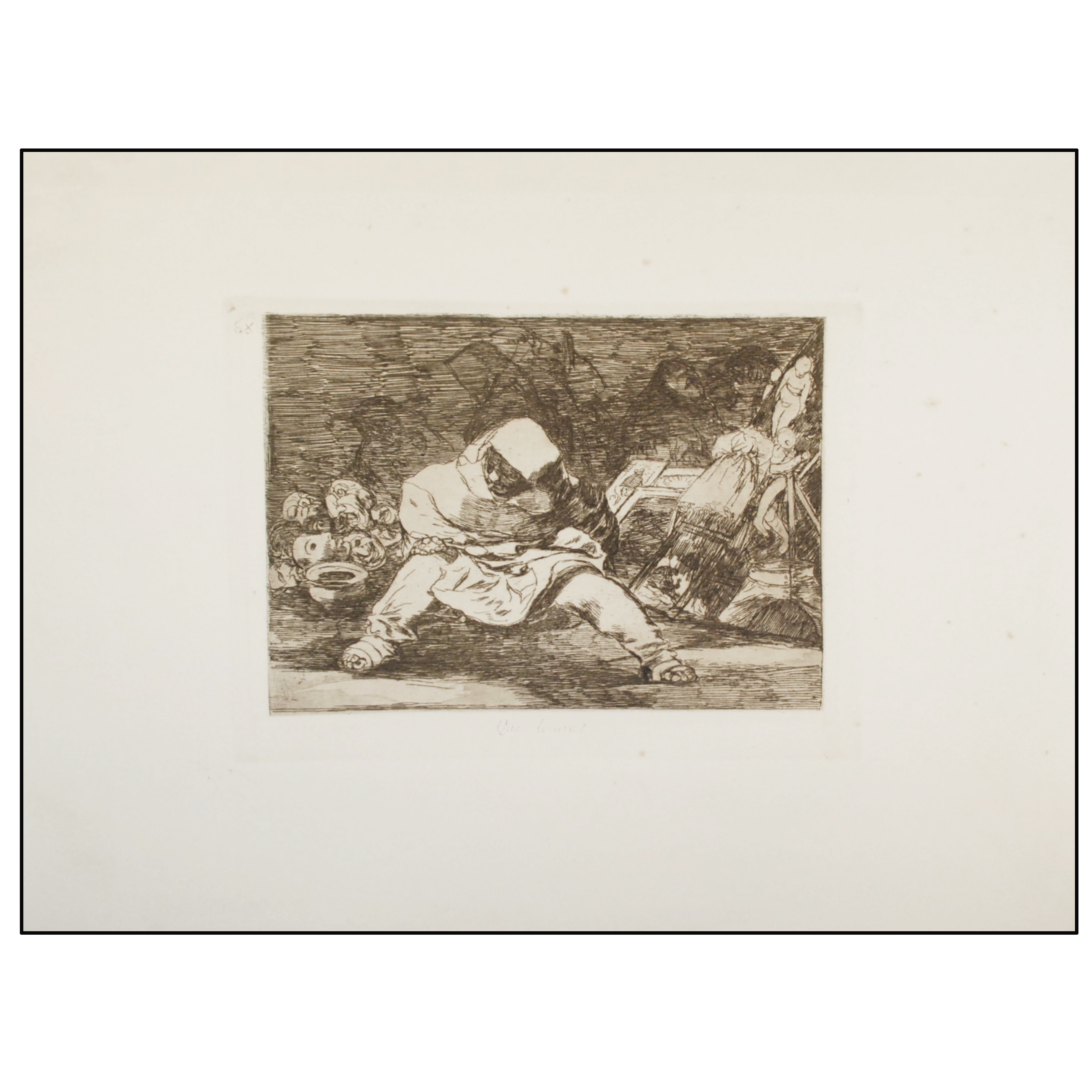 FRANCISCO DE GOYA - LOS DESASTRES DE LA GUERRA  (QUE LOCURA, ESTAMPA Nº 68) - 1930