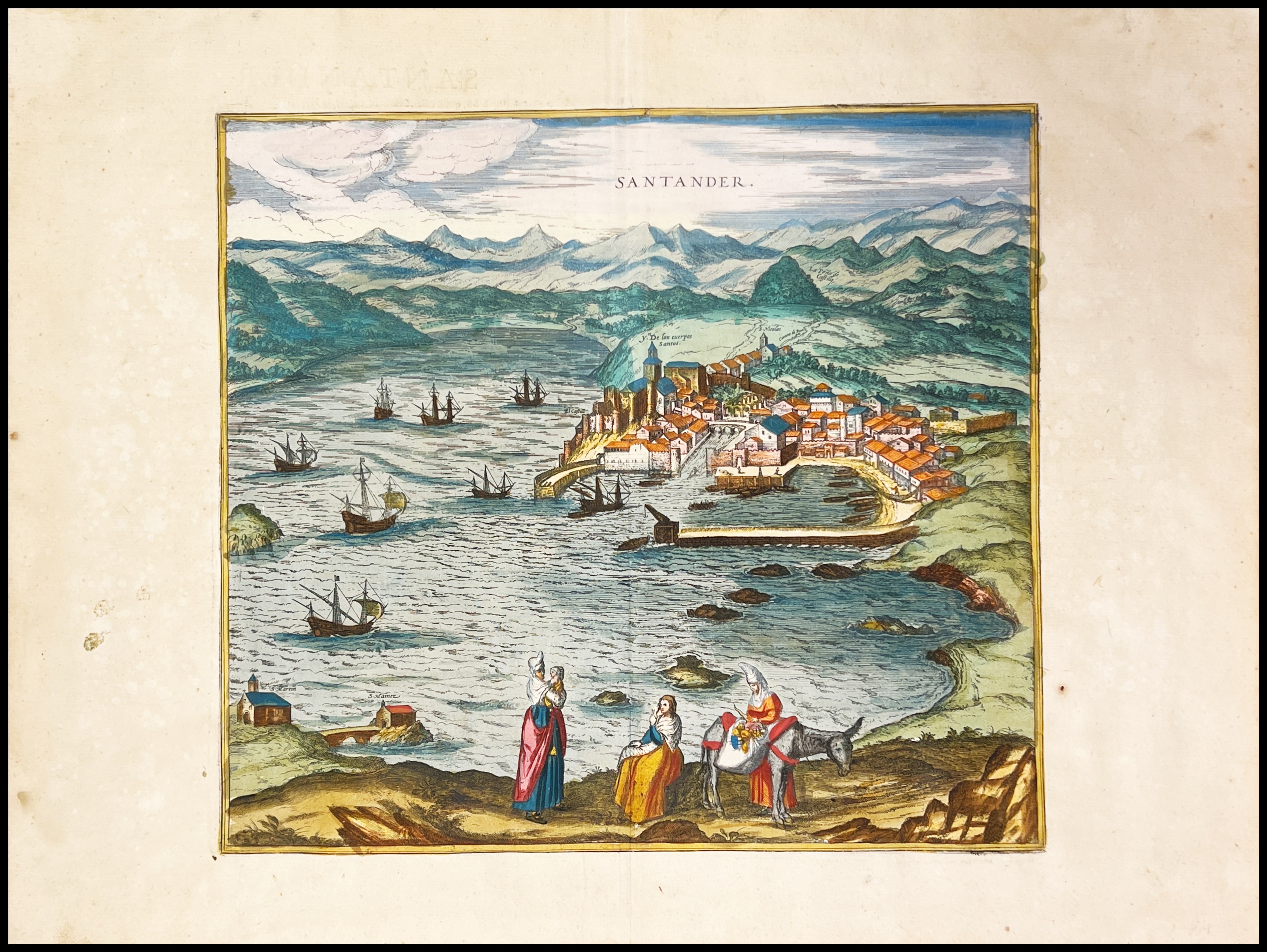 BRAUN & HOGENBERG - VISTA DE SANTANDER - 1623