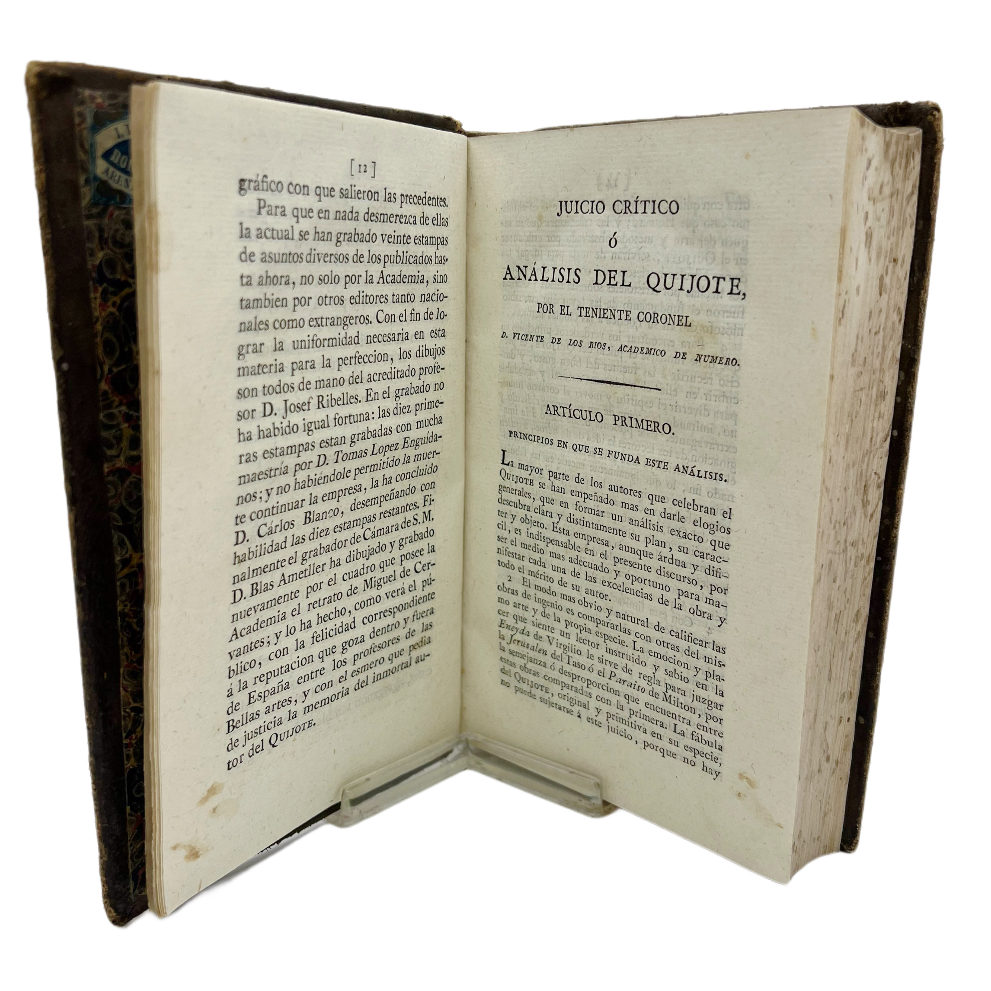 MIGUEL DE CERVANTES - DON QUIJOTE - 1819 REAL ACADEMIA