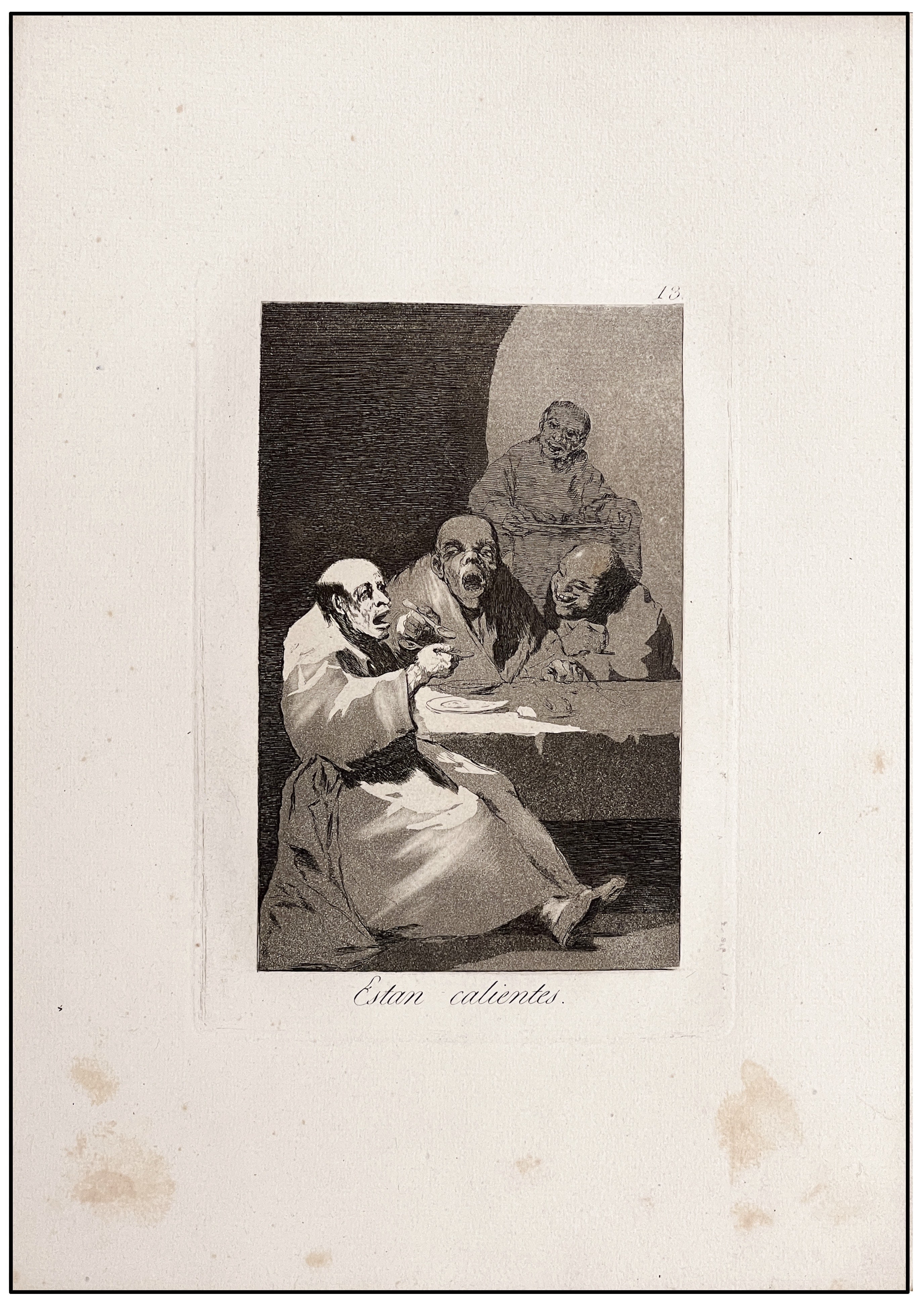 FRANCISCO DE GOYA - LOS CAPRICHOS (ESTAN CALIENTES, Nº 13) - 10ª EDICIÓN