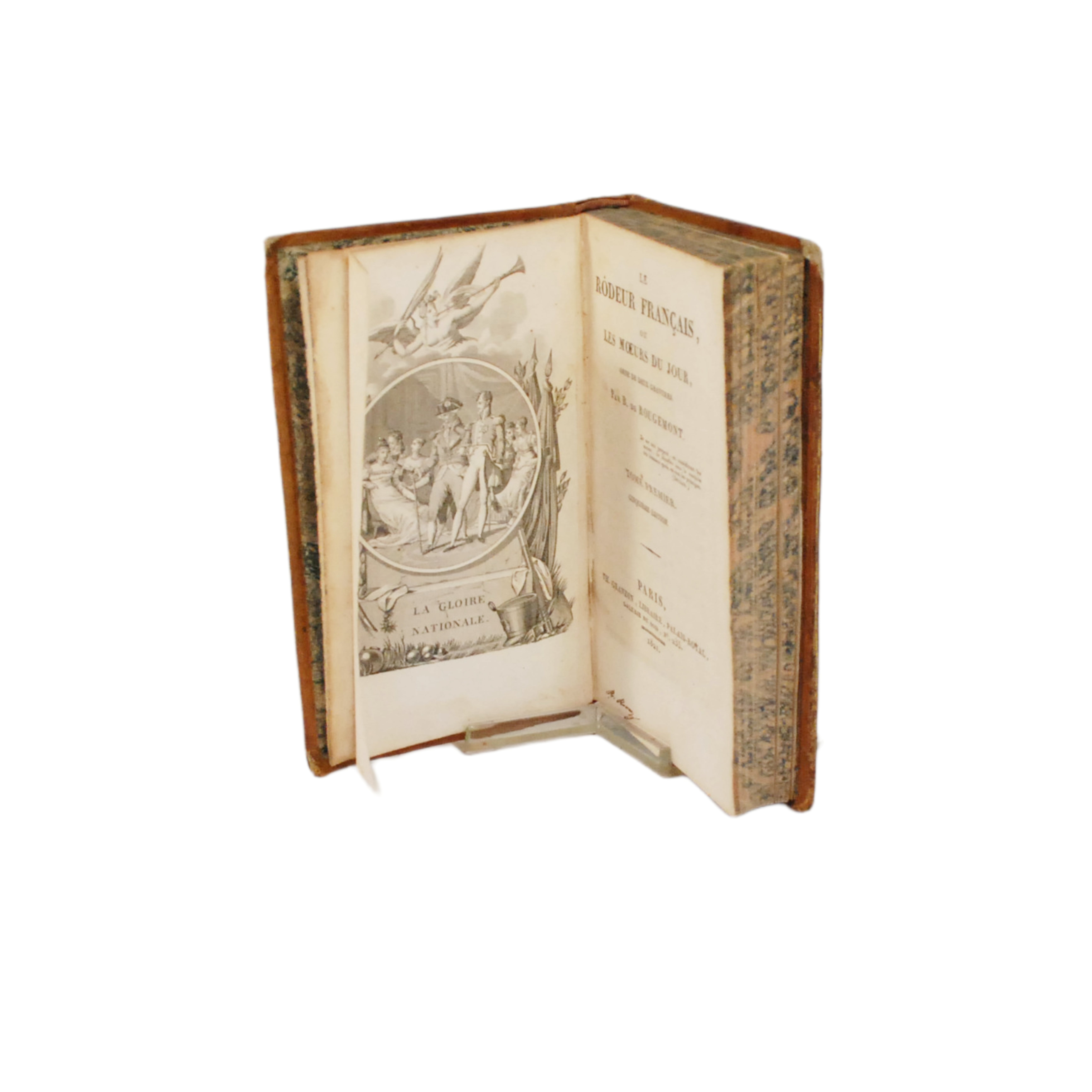 M. N. BALISSON DE ROUGEMONT - LE RÔDEUR FRANÇAISE OU LES MOEUR DU JOUR (5 VOLS) - 1821