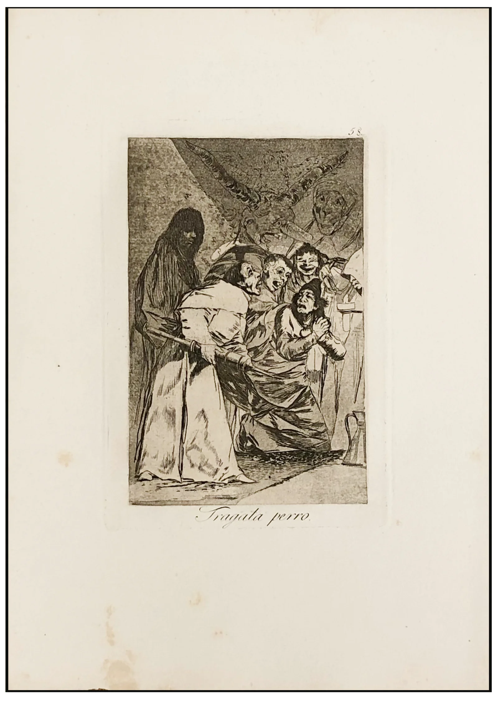 FRANCISCO DE GOYA - LOS CAPRICHOS (TRAGALA PERRO, Nº 58) - 1918