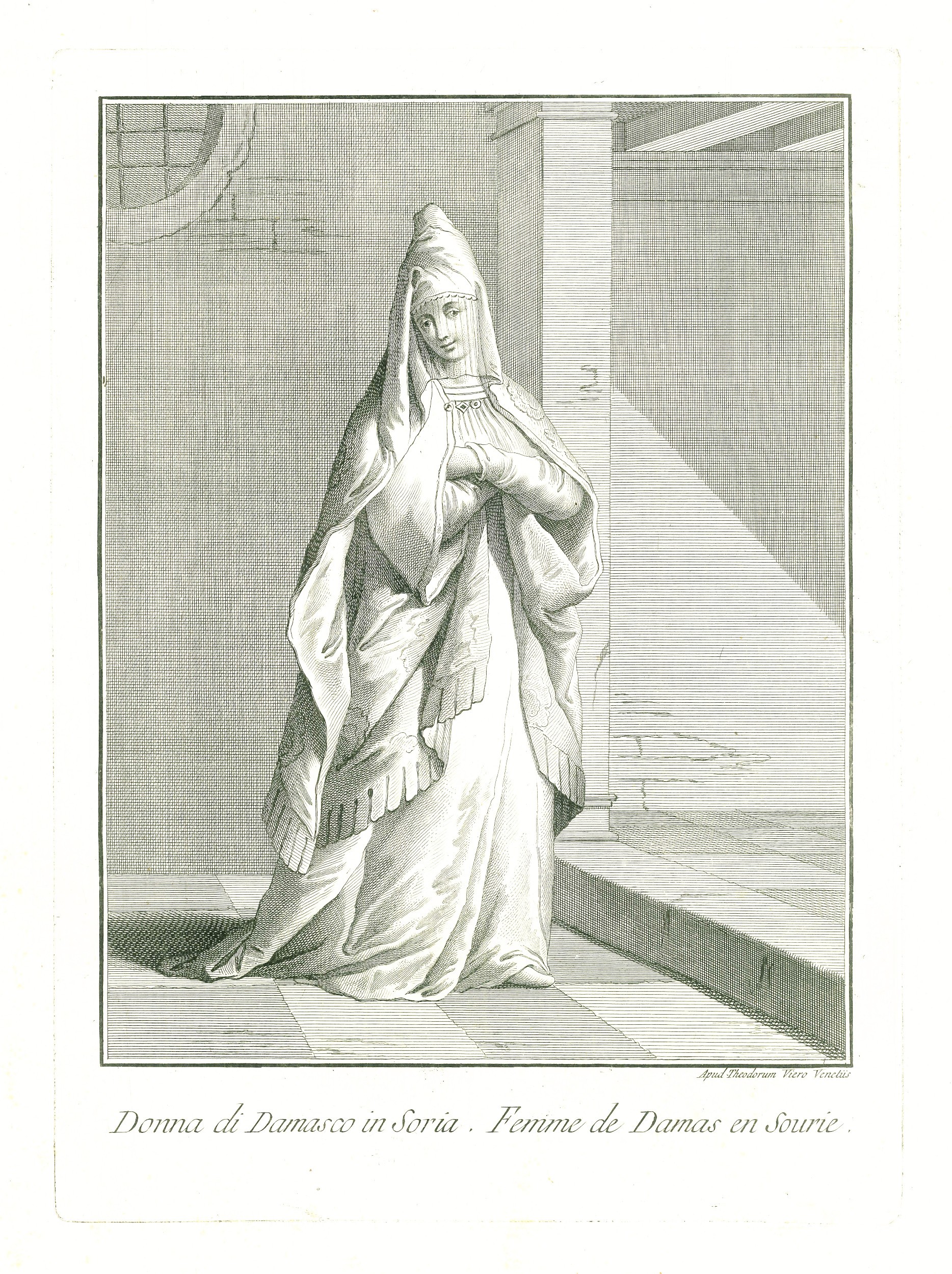TEODORO VIERO - DONNA DI DAMASCO IN SORIA /  FEMME DE DAMAS EN SOURIE - 1791