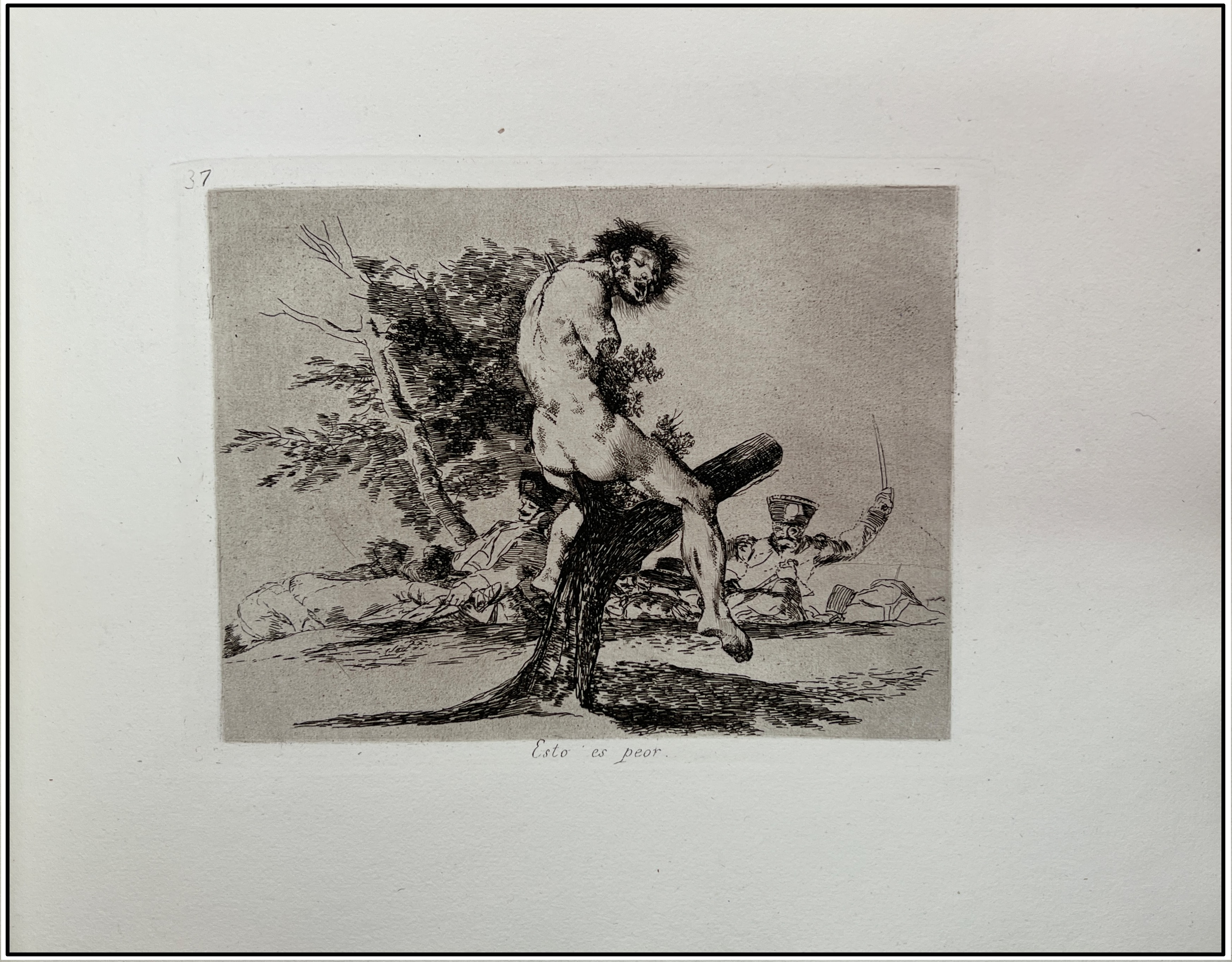 GOYA - LOS DESASTRES DE LA GUERRA (PLANCHAS 31 AL 40) - 1863