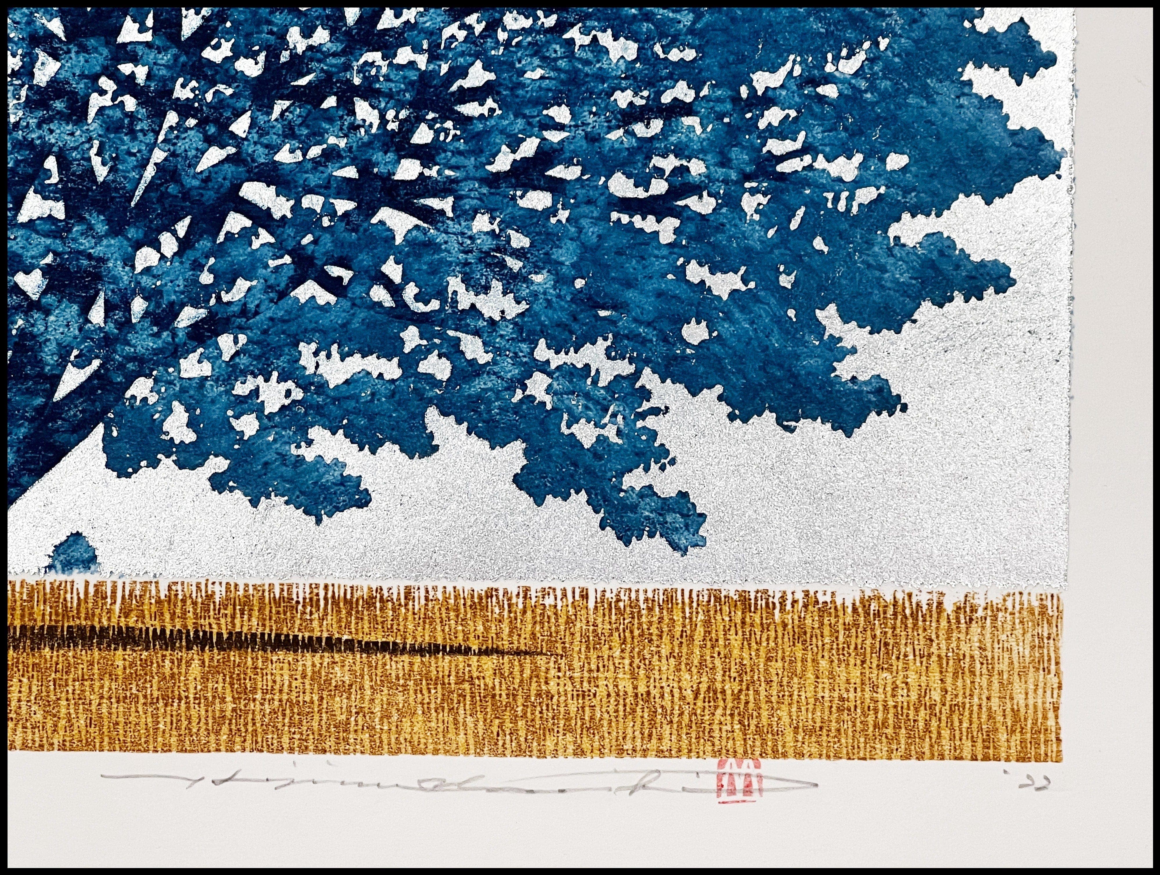 HAJIME NAMIKI - TREE SCENE 156B (XILOGRAFÍA) - 2022