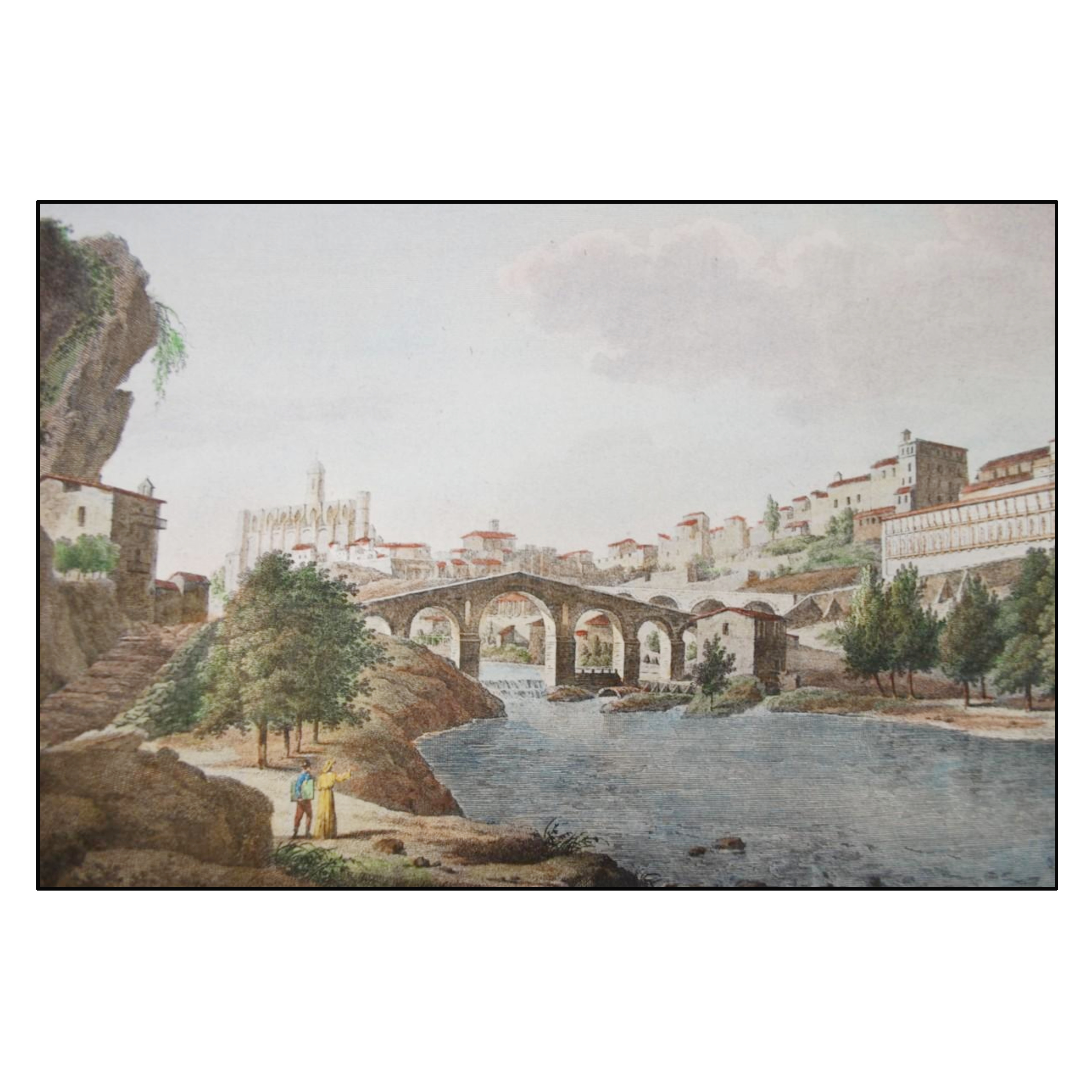 ALEXANDRE DE LABORDE - VISTA DE MANRESA - 1820