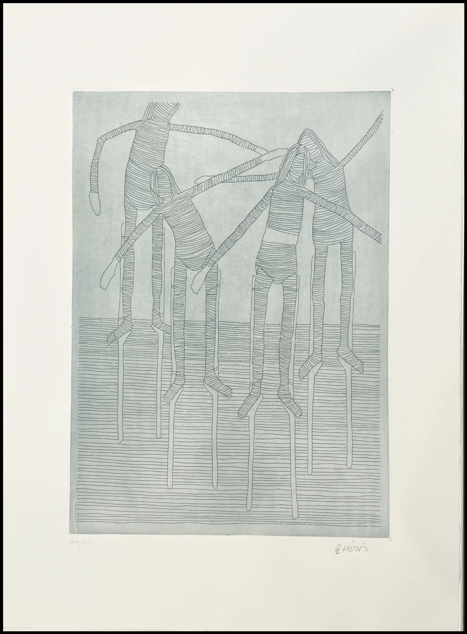 ANTONIO QUIROS - POEMAS DE QUEVEDO (AGUAFUERTES) - 1980