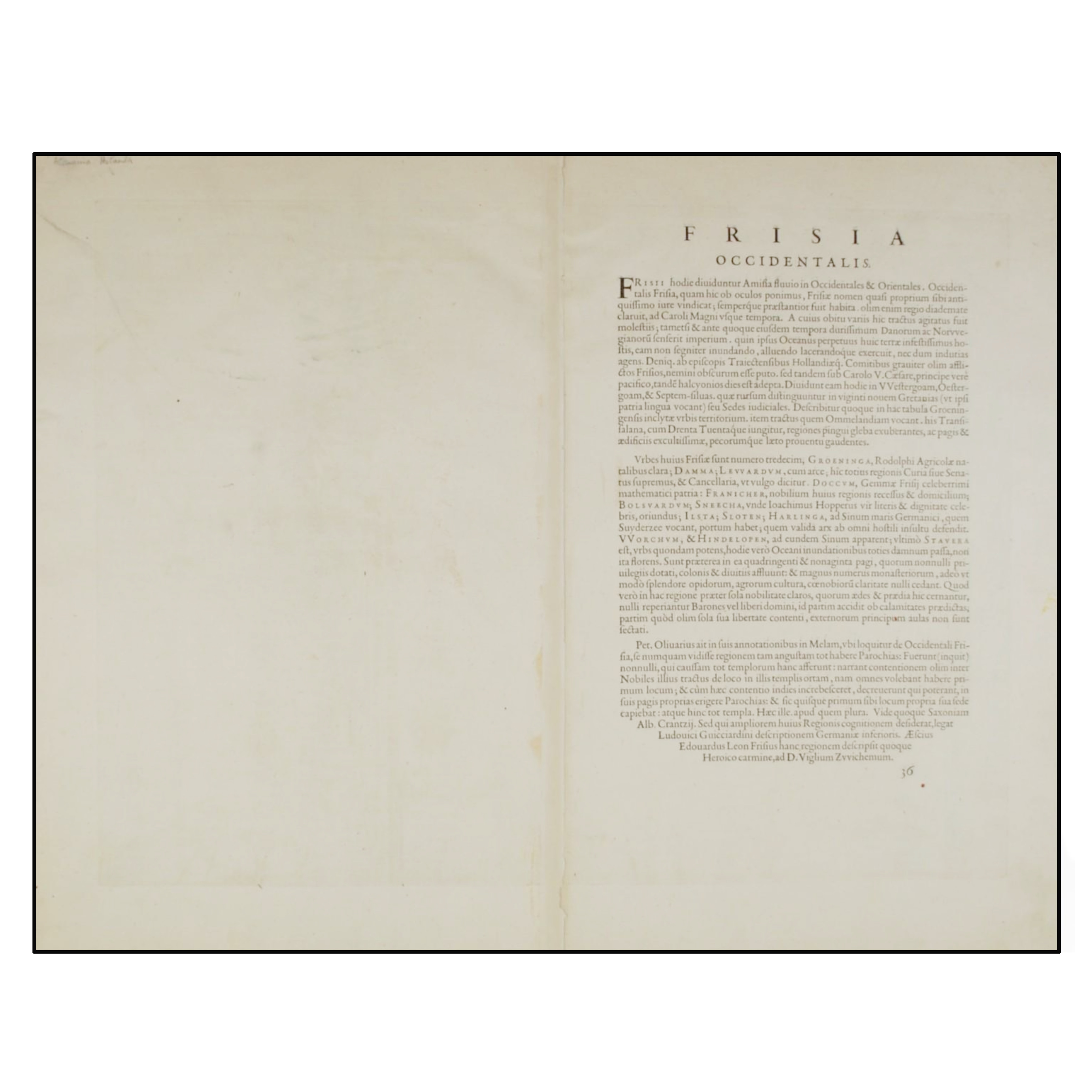 FRISIA OCCIDENTALIS.