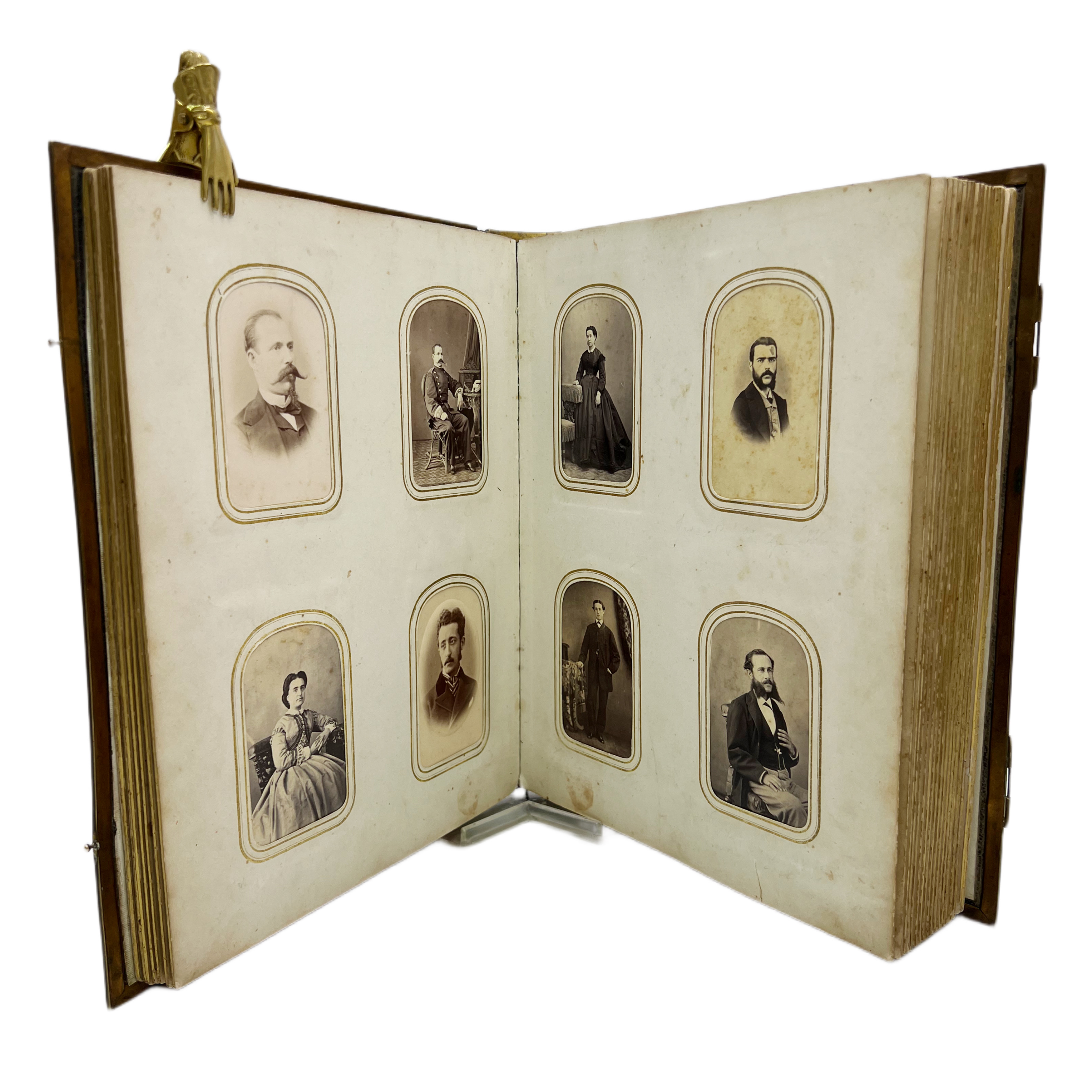 ÁLBUM FOTOGRÁFICO - BURGUESÍA MÁLAGA Y NORTE DE EUROPA - 1860