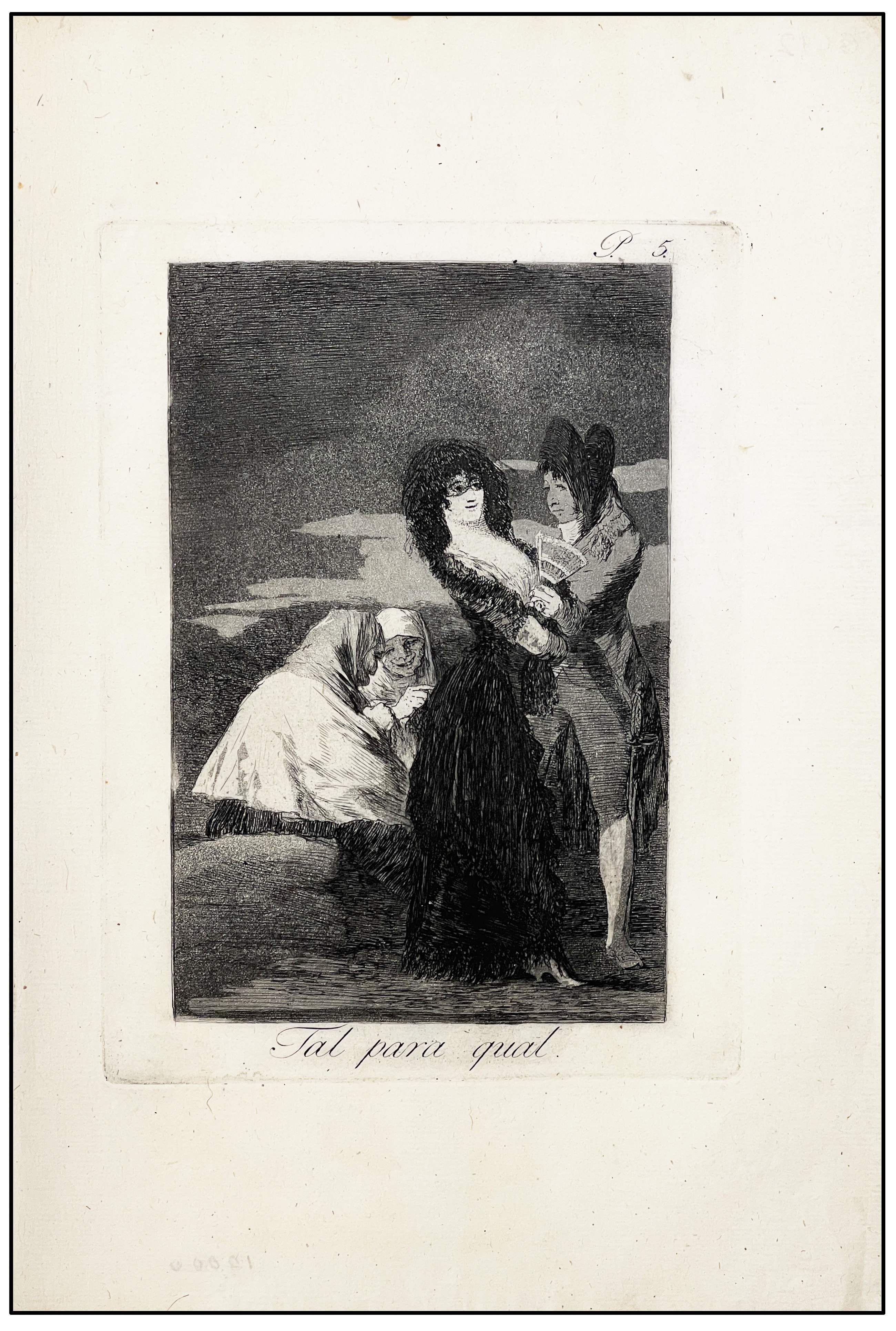 FRANCISCO DE GOYA - LOS CAPRICHOS (TAL PARA QUAL, Nº 5) - 1927