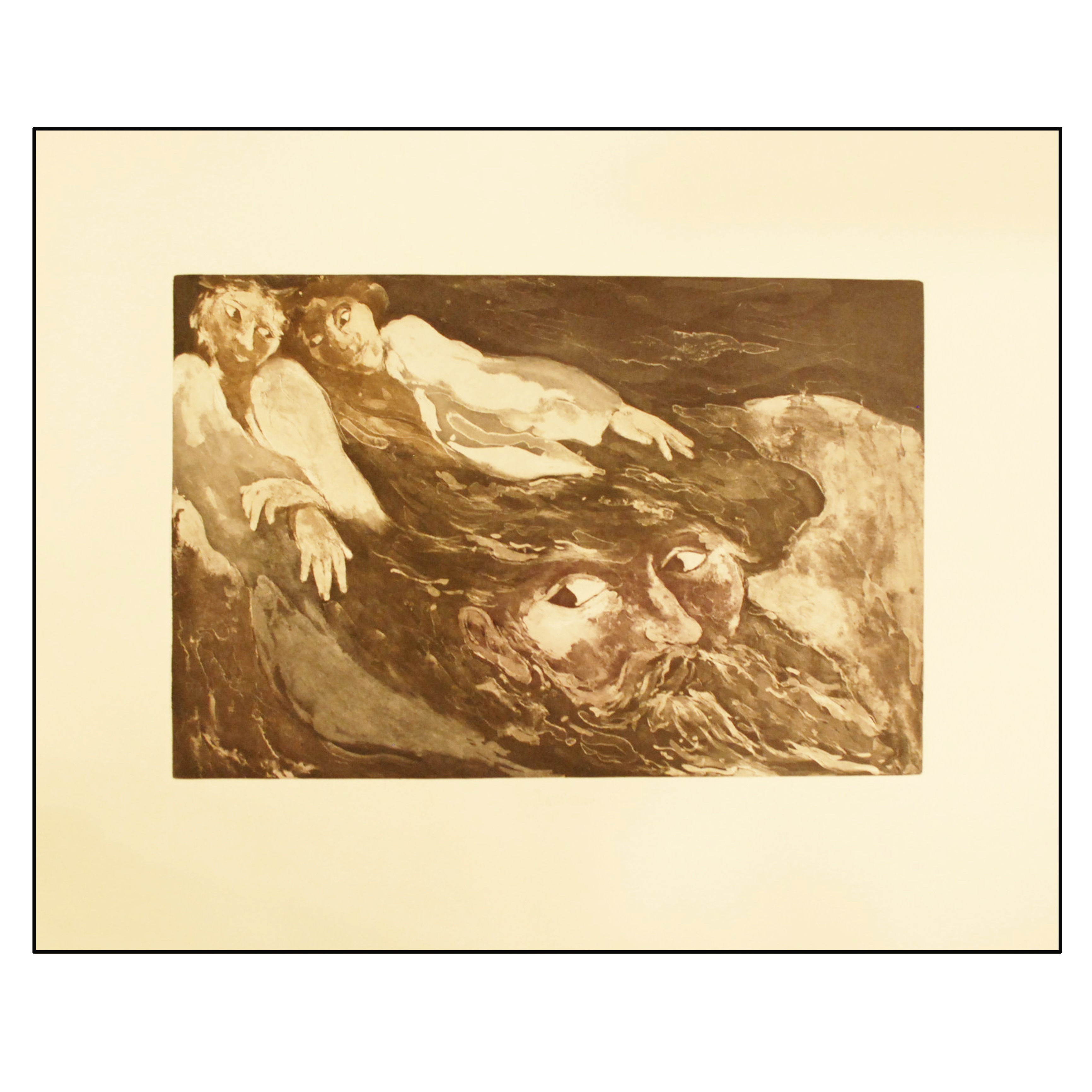 LUIS GARCIA OCHOA - INVIERNO (AGUAFUERTE) - 1990