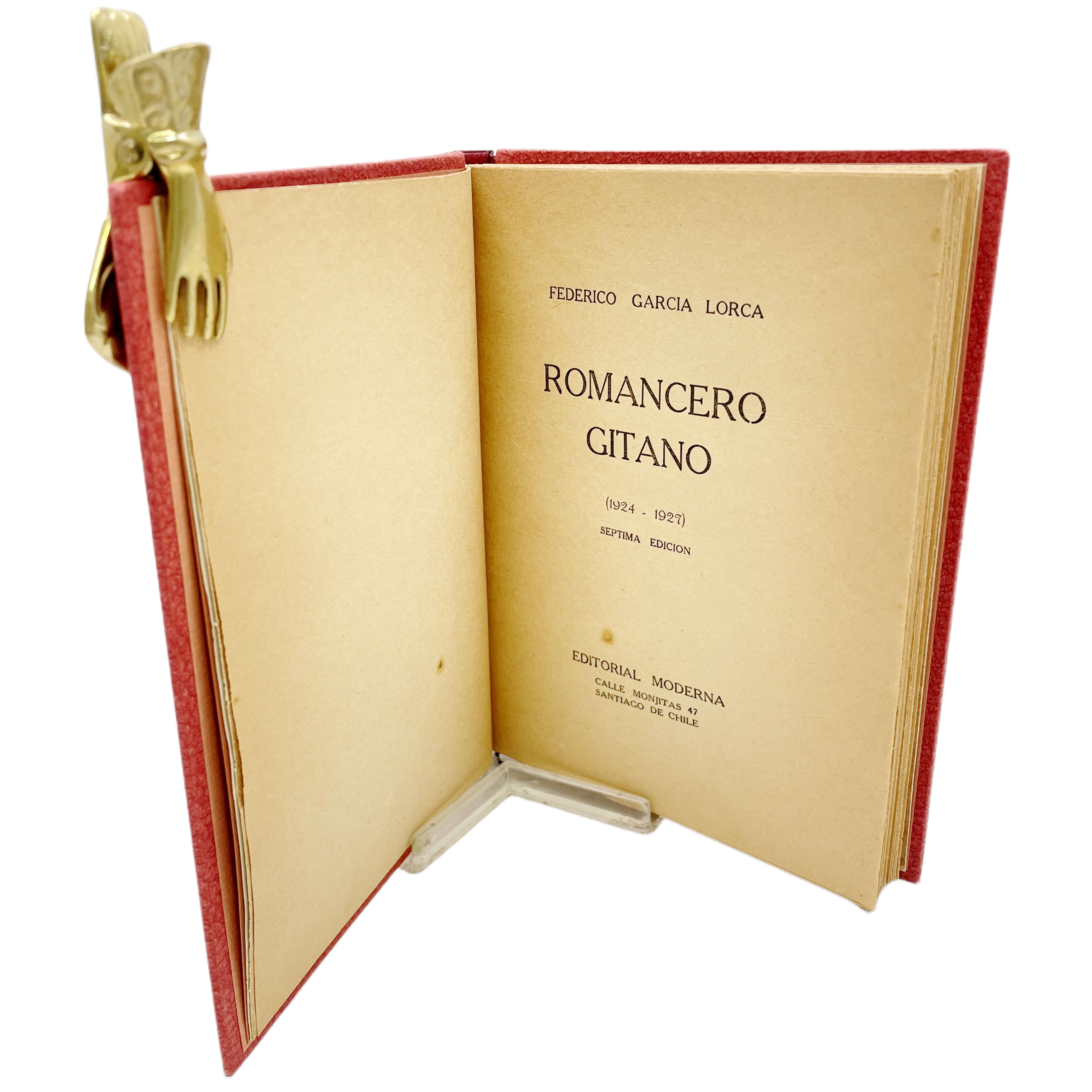 FEDERICO GARCÍA LORCA - ROMANCERO GITANO (1924-1927) - 1937