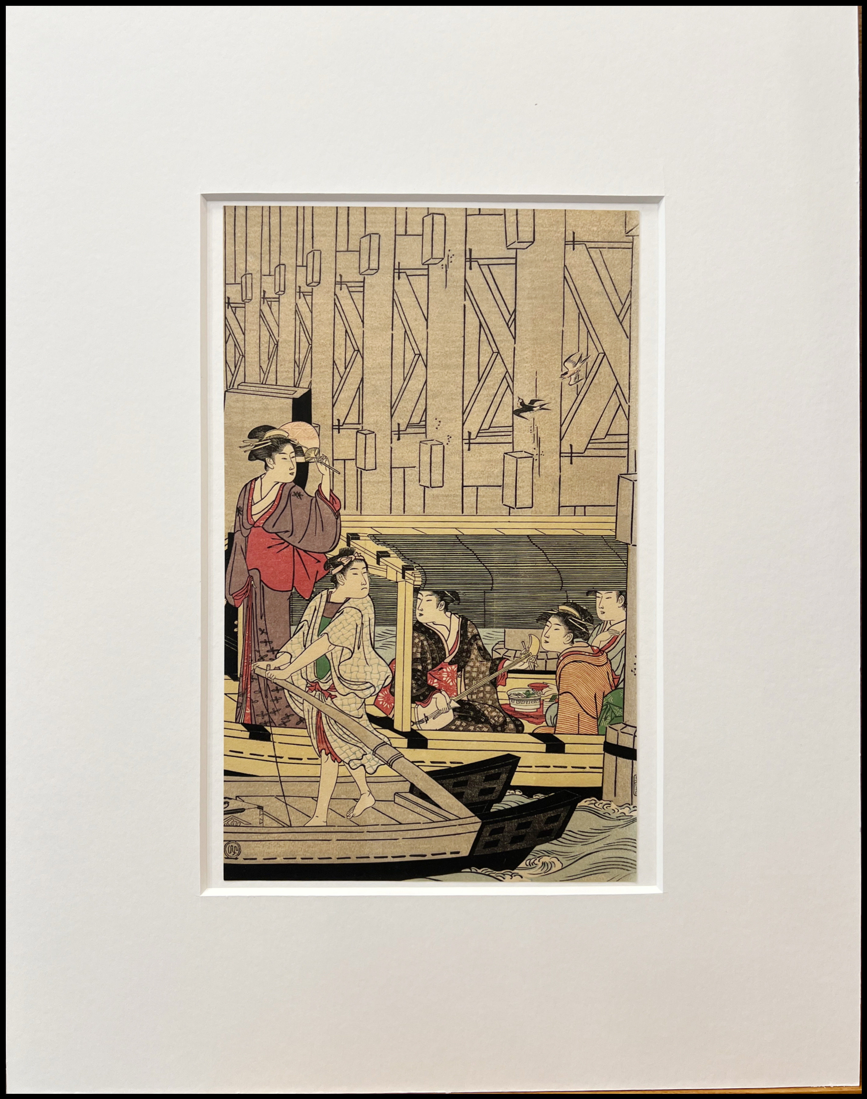 EISHI / GOYO - EMBARCACIONES DE RECREO EN EL RÍO SUMIDA   - 1917