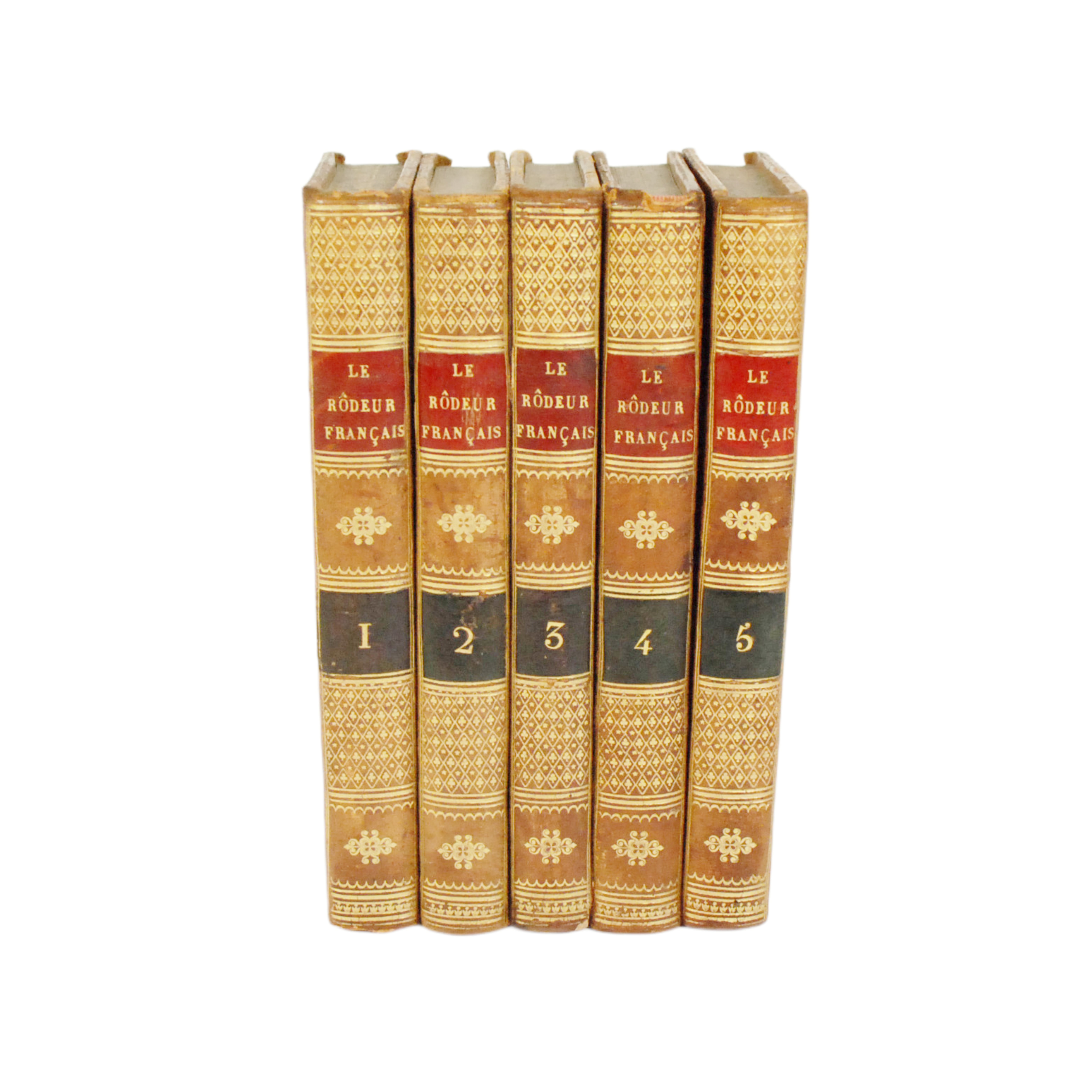 M. N. BALISSON DE ROUGEMONT - LE RÔDEUR FRANÇAISE OU LES MOEUR DU JOUR (5 VOLS) - 1821