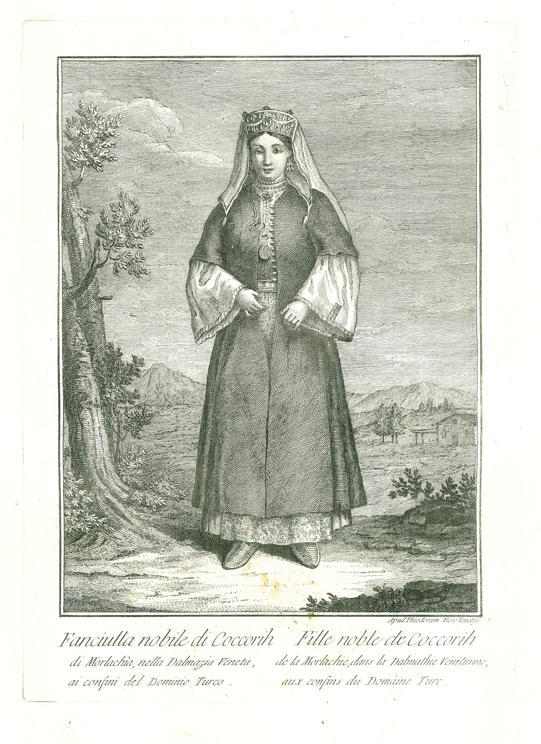 TEODORO VIERO - FANCIULLA NOBILE DI COCCORIH/  FILLE NOBLE DE COCCORIH - 1791