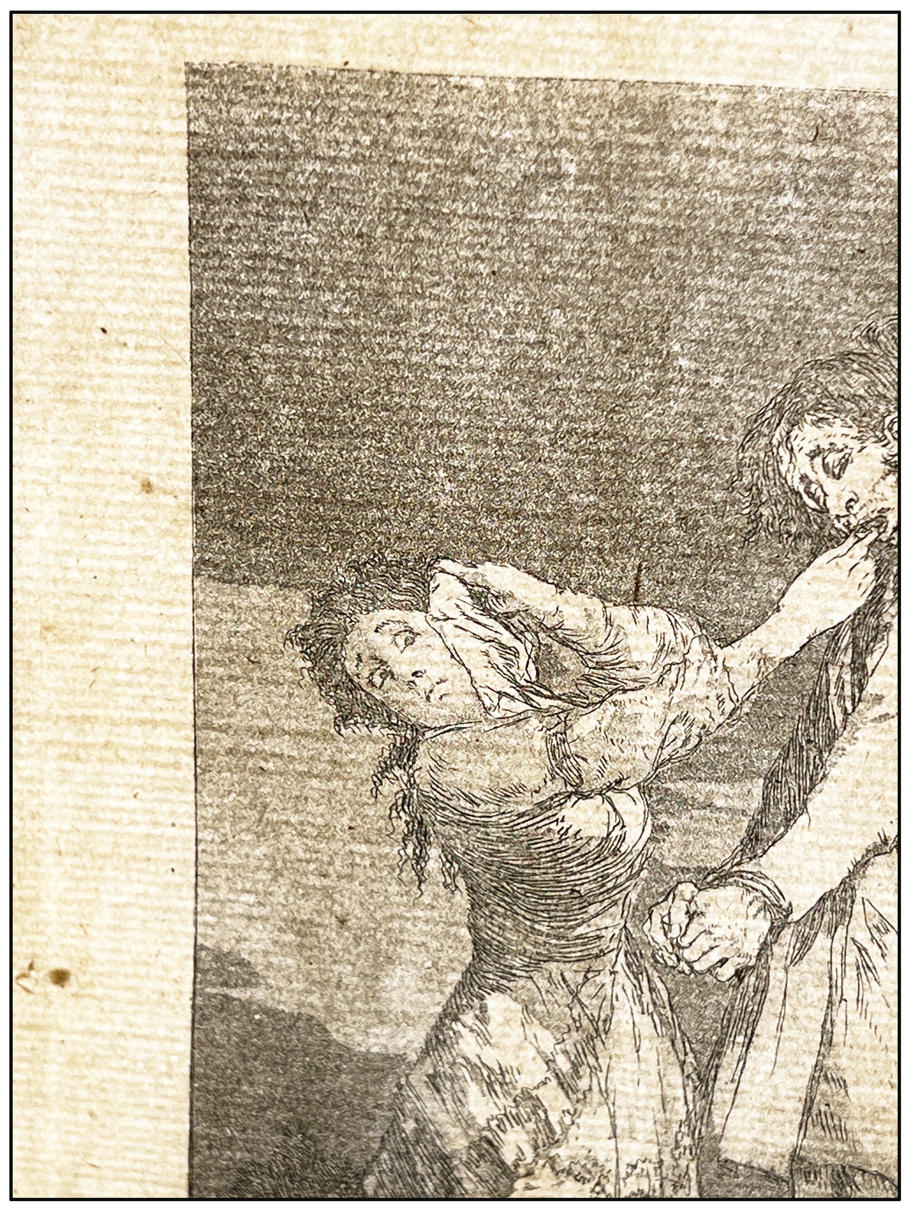 FRANCISCO DE GOYA - A CAZA DE DIENTES (LOS CAPRICHOS Nº 12) - 1927