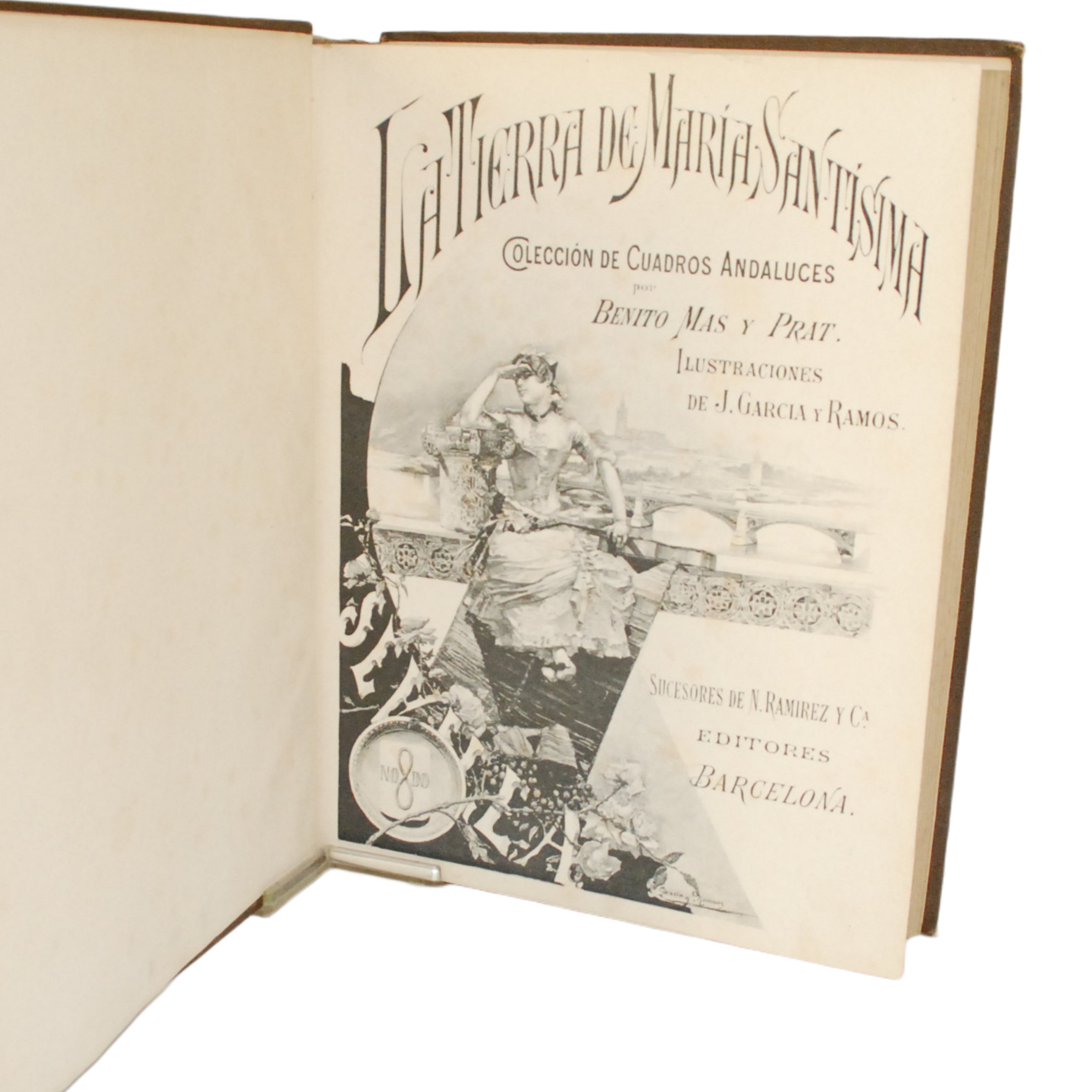 BENITO MAS Y PRAT - LA TIERRA DE MARIA SANTISIMA (1ª EDICIÓN) - 1891