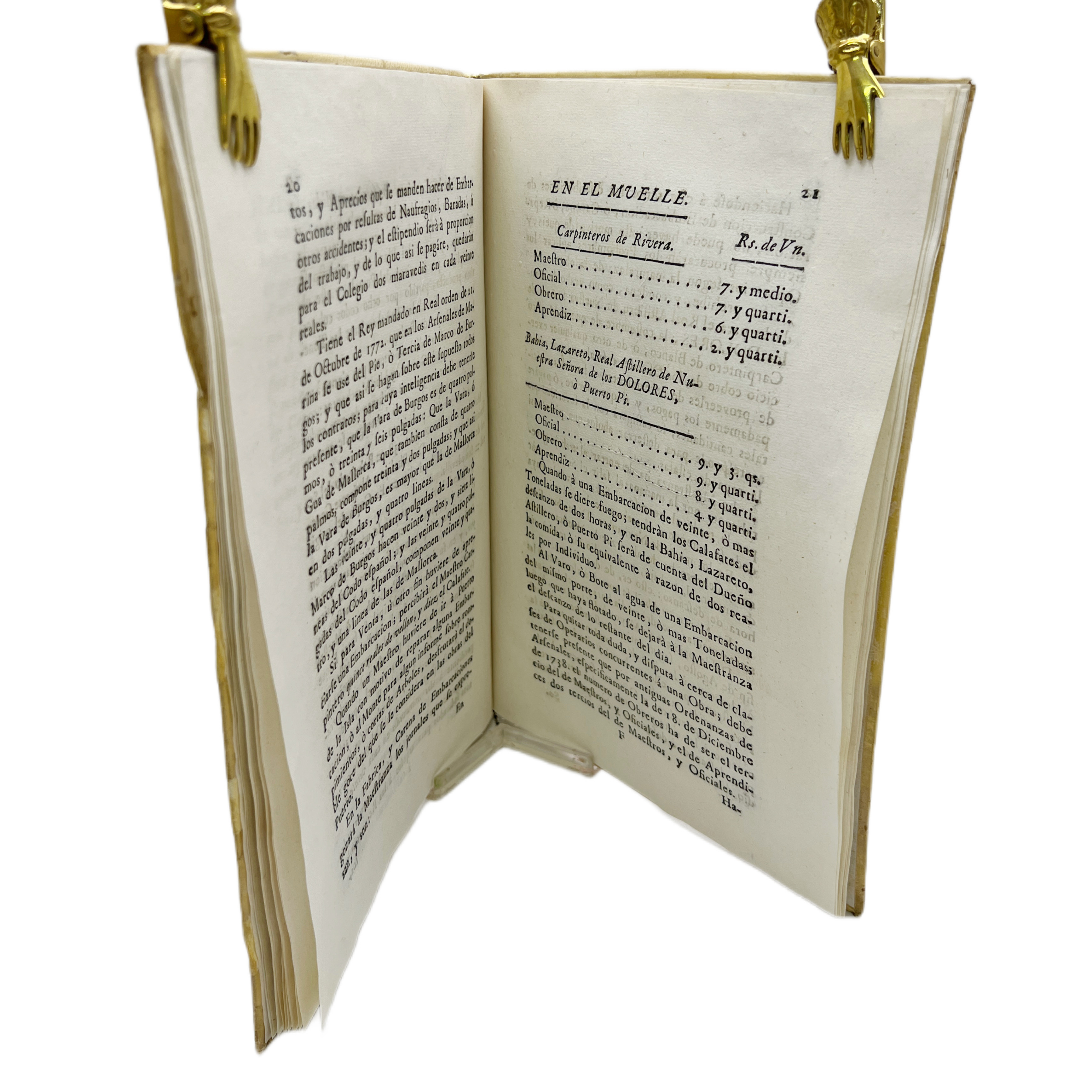 M. DE ZALVIDE - CONSTRUCCIÓN DE BARCOS EN MALLORCA - 1777