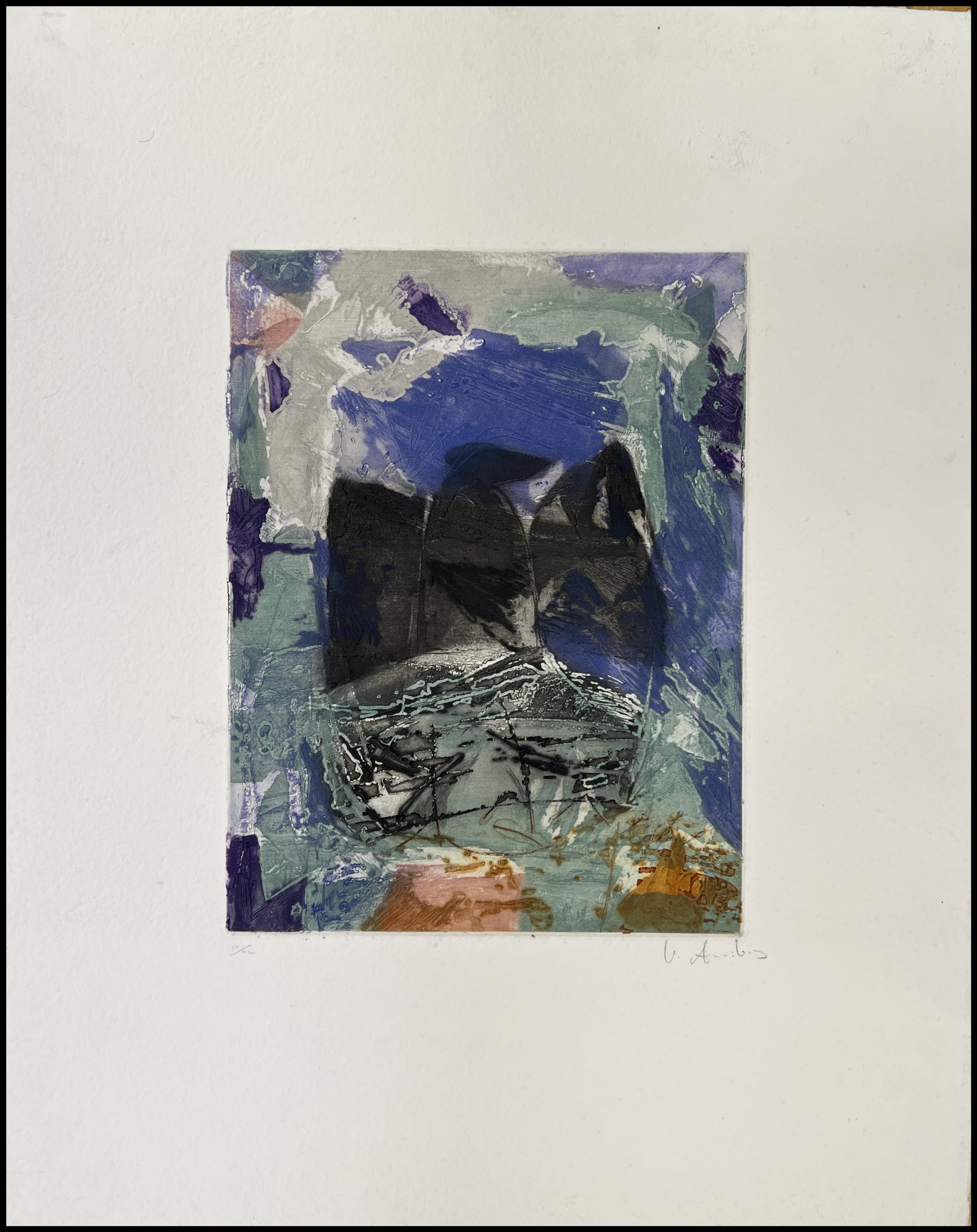 VENANCIO ARRIBAS - OBRA GRÁFICA  ABSTRACTO - 2010