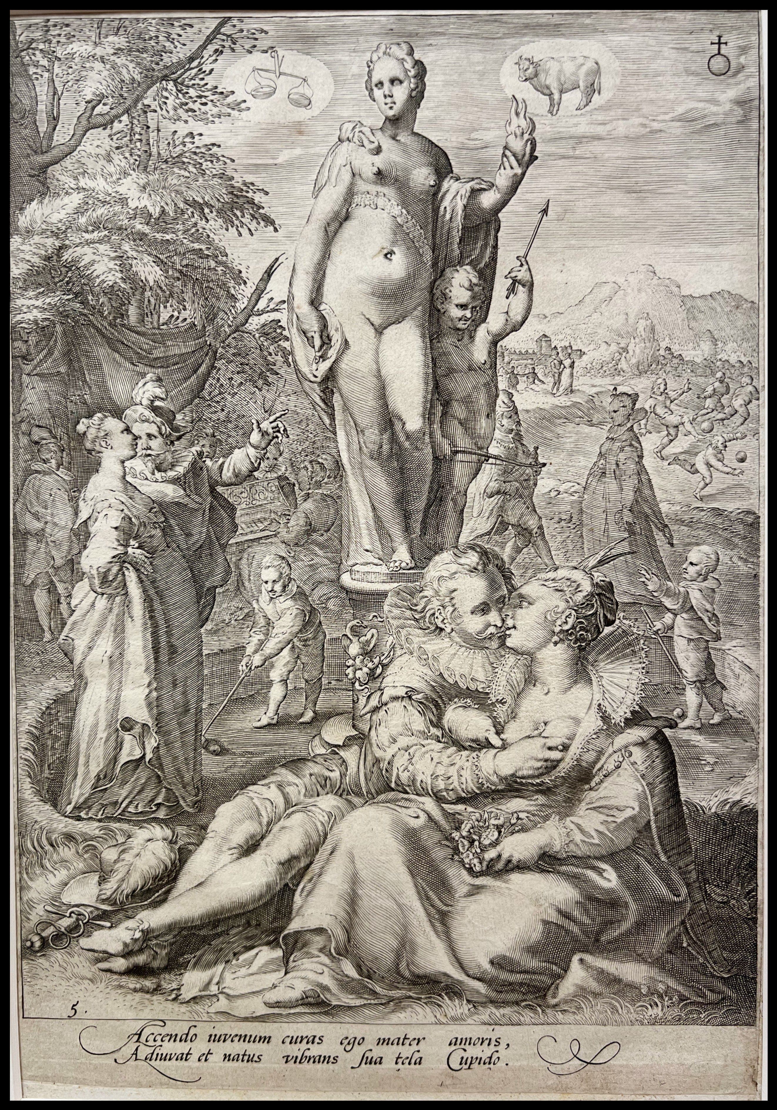 HENDRIK GOLTZIUS - SERIE DIOSES DE LOS SIETE PLANETAS - 1569