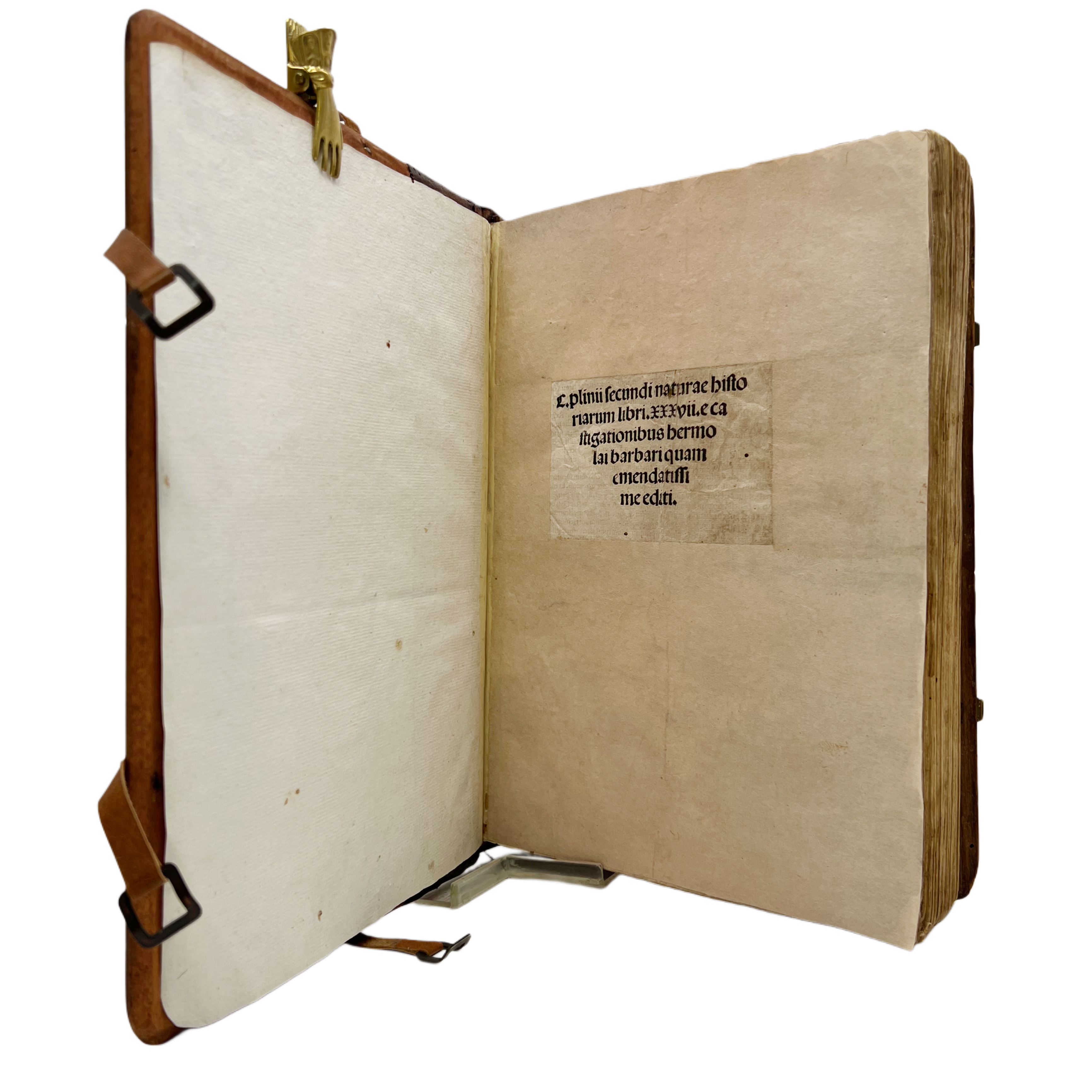 GAYO PLINIO SEGUNDO - INCUNABLE HISTORIA NATURAL - 1499