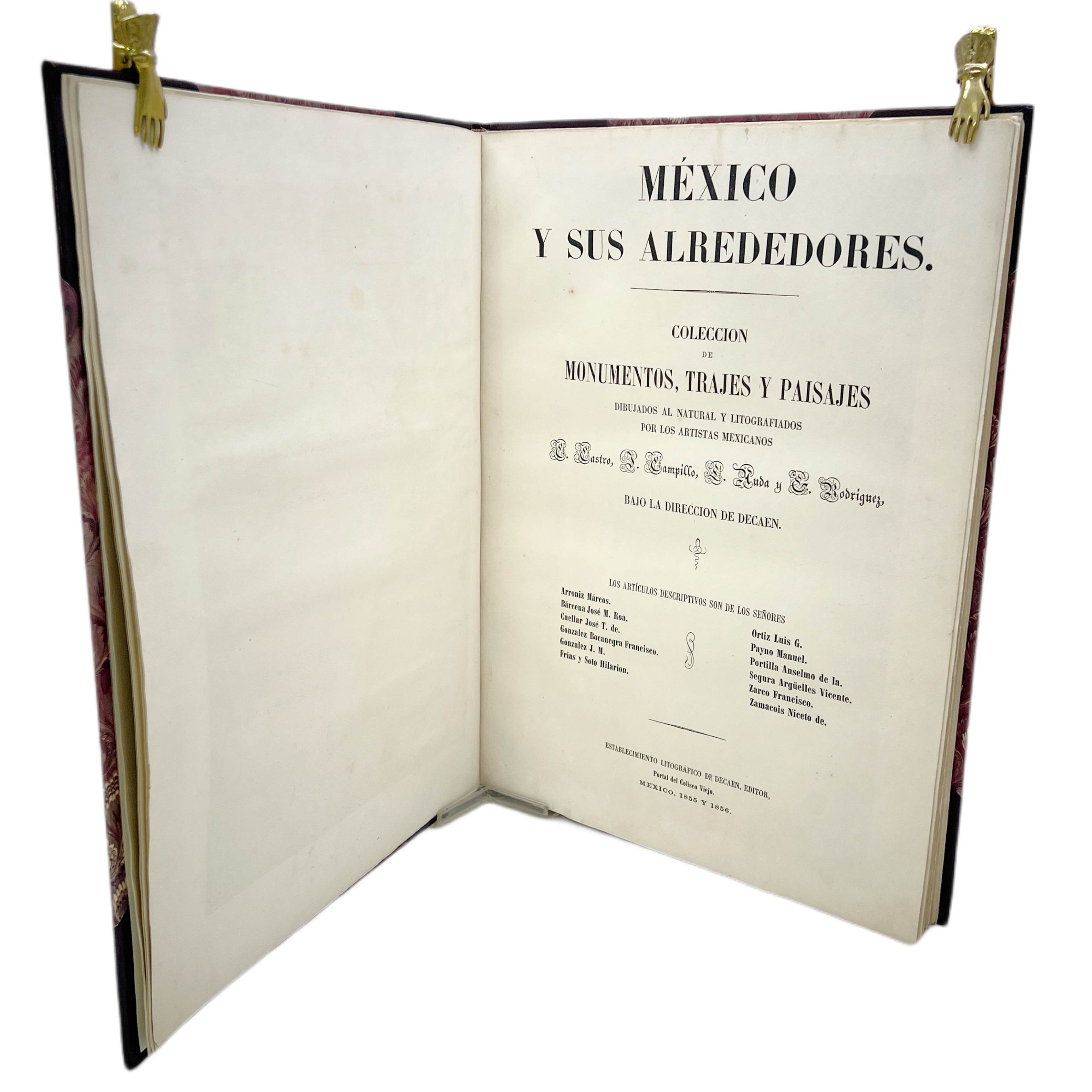 CASIMIRO CASTRO - MÉXICO Y SUS ALREDEDORES (1ª EDICIÓN) - 1855