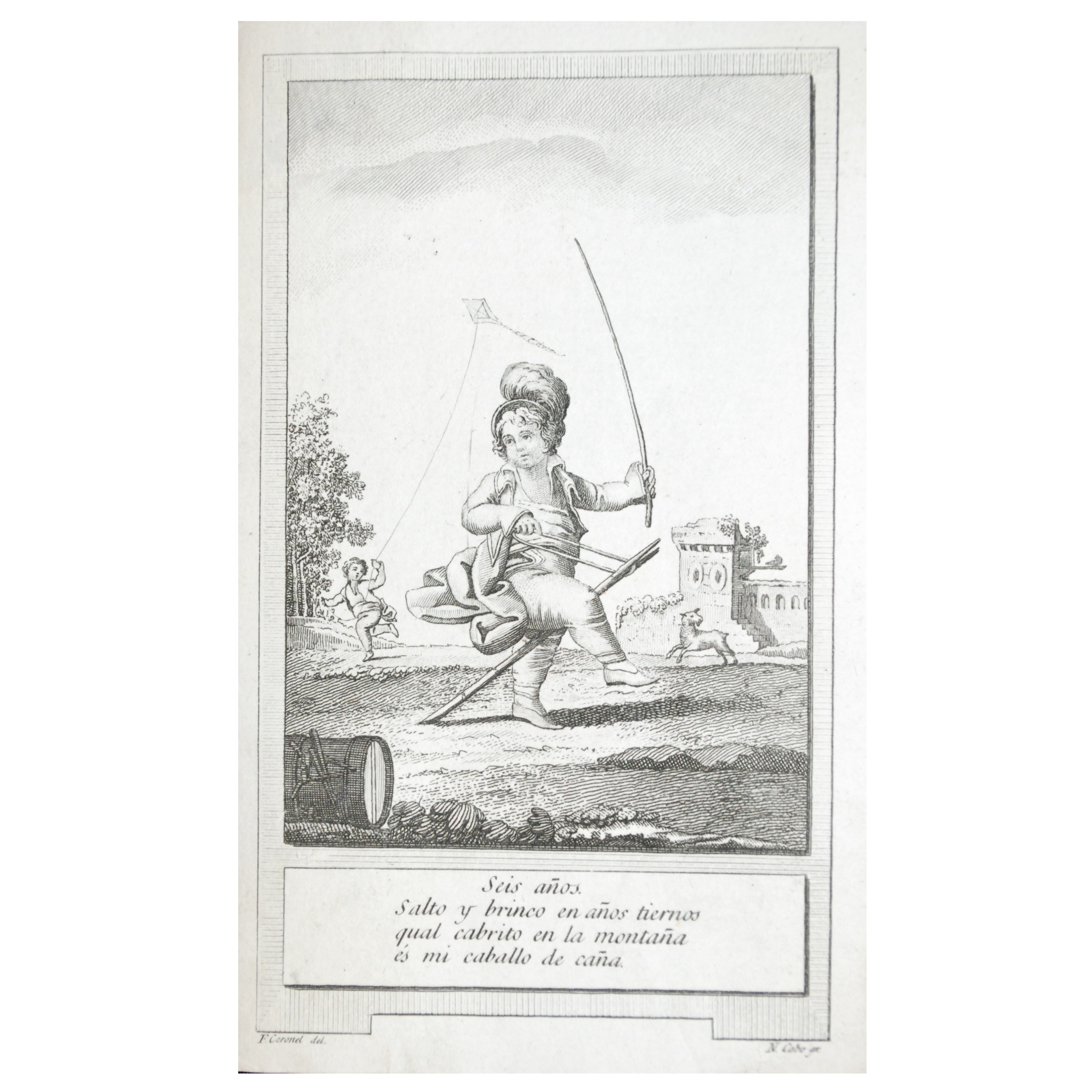 VARIOS AUTORES - COLECCIÓN DE 14 ESTAMPAS QUE REPRESENTAN LAS EDADES DEL HOMBRE DESDE 1 HASTA 100 AÑOS, ADORNADAS CON VARIAS ALEGORÍAS.- 1803