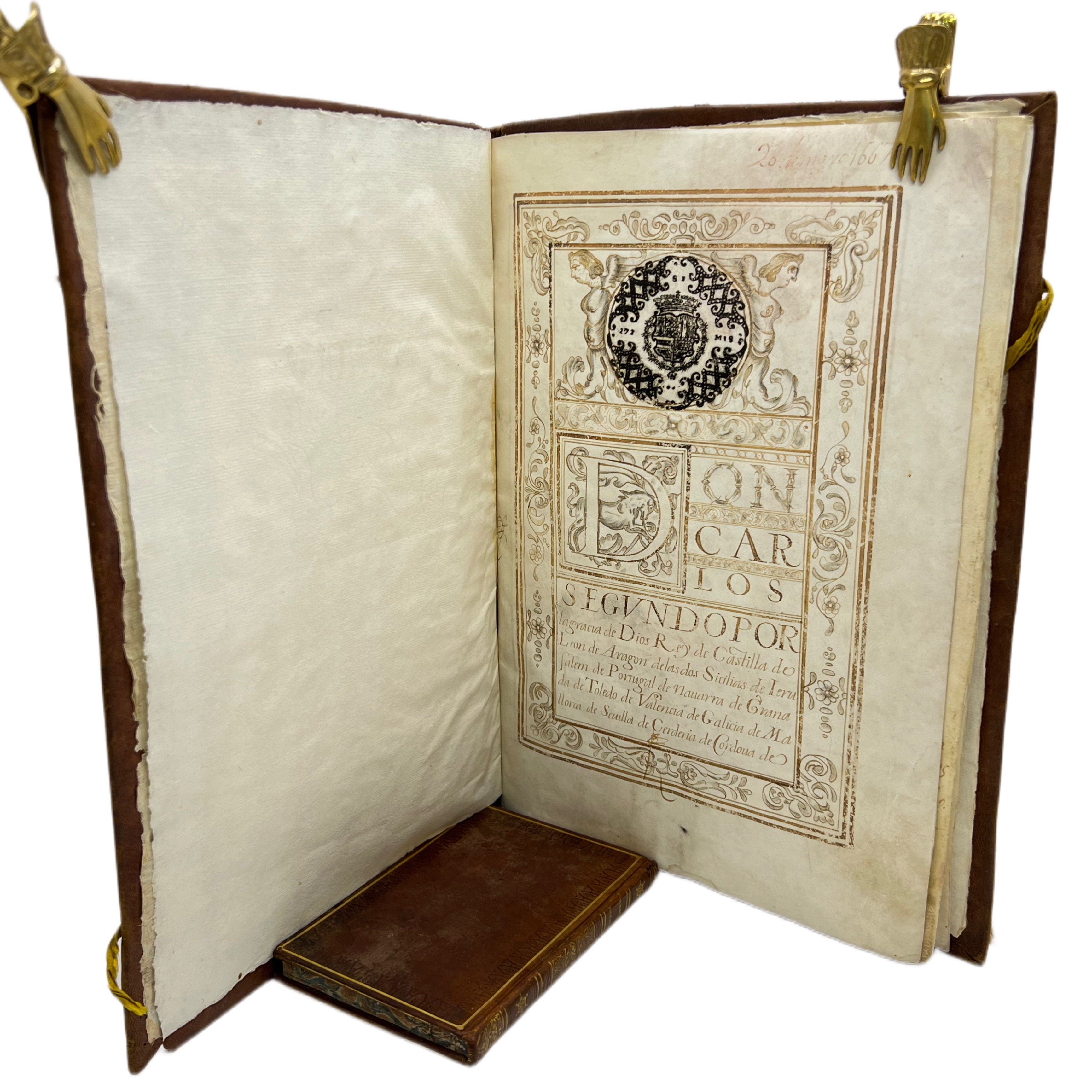 MARIANA DE AUSTRIA - EXENCIÓN DE APOSENTO - 1667