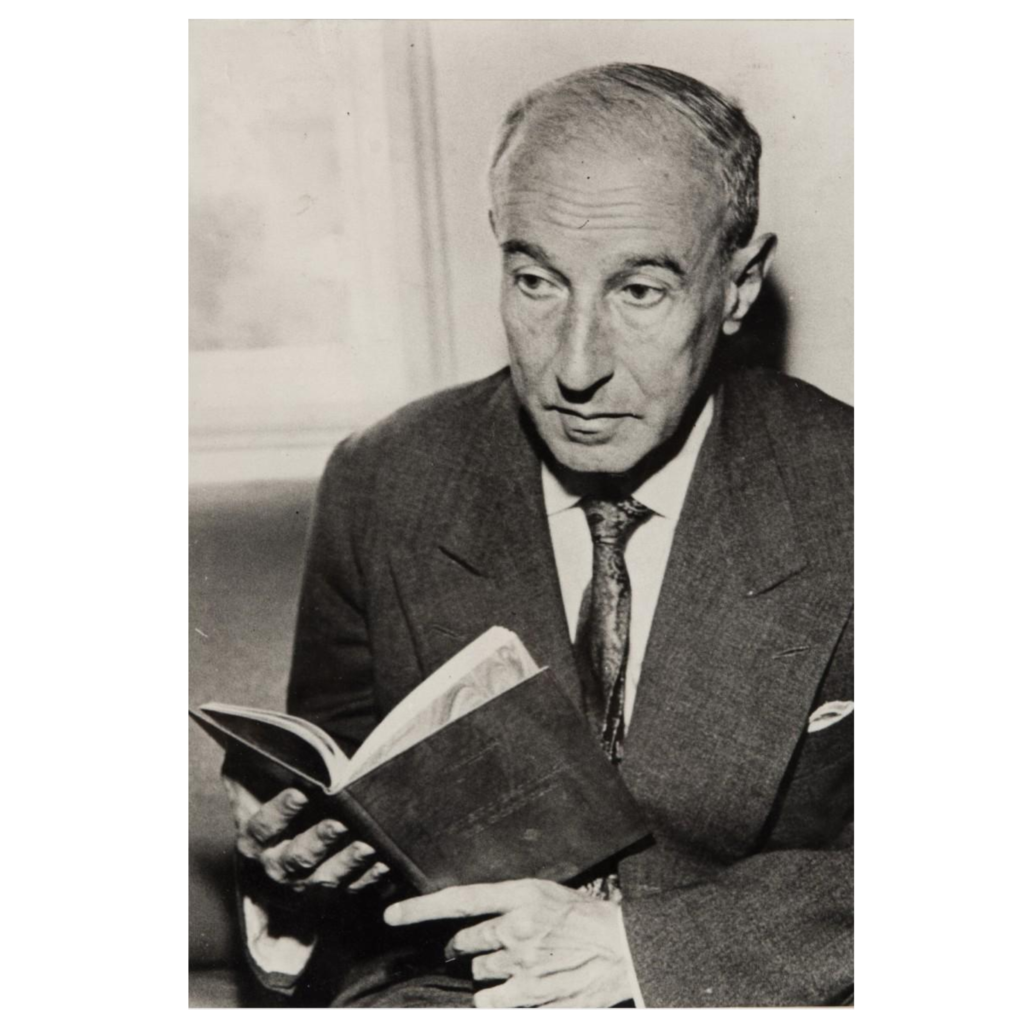 FOTOGRAFÍA - GERARDO DIEGO CON DEDICATORIA - 1970