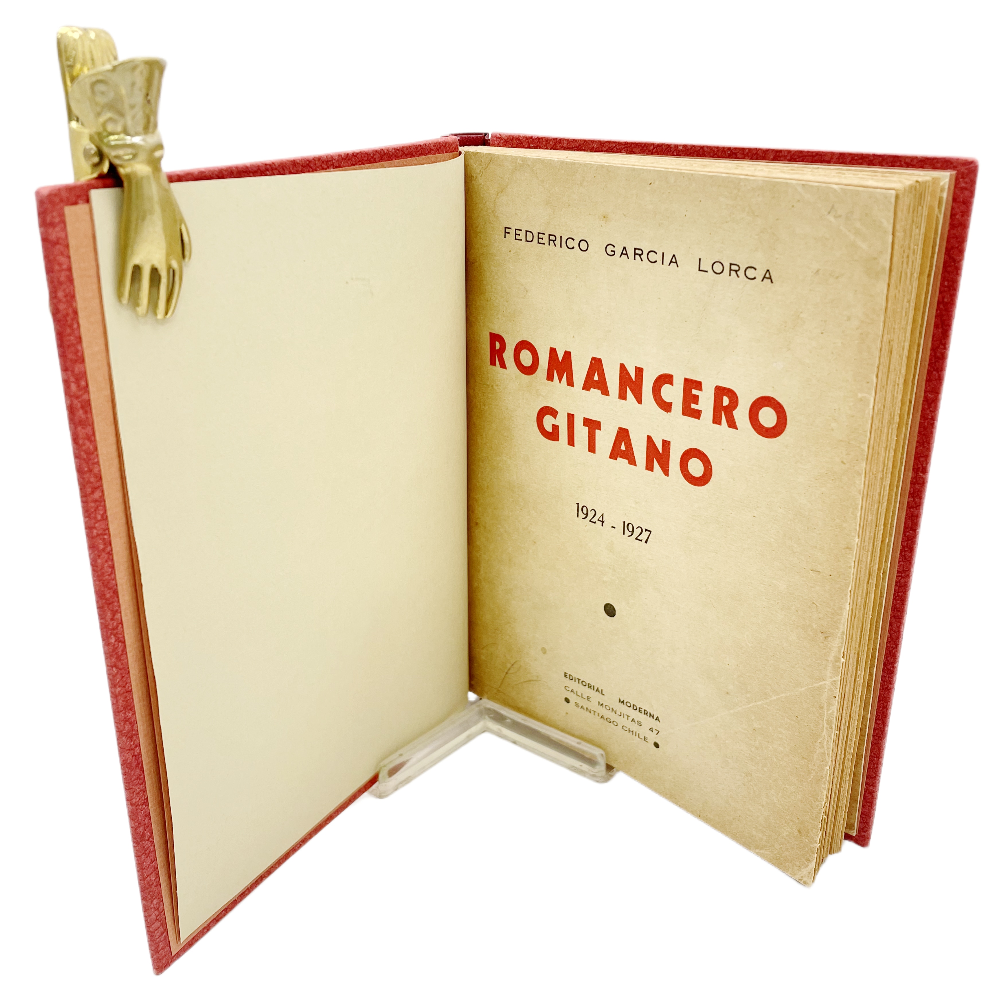 FEDERICO GARCÍA LORCA - ROMANCERO GITANO (1924-1927) - 1937