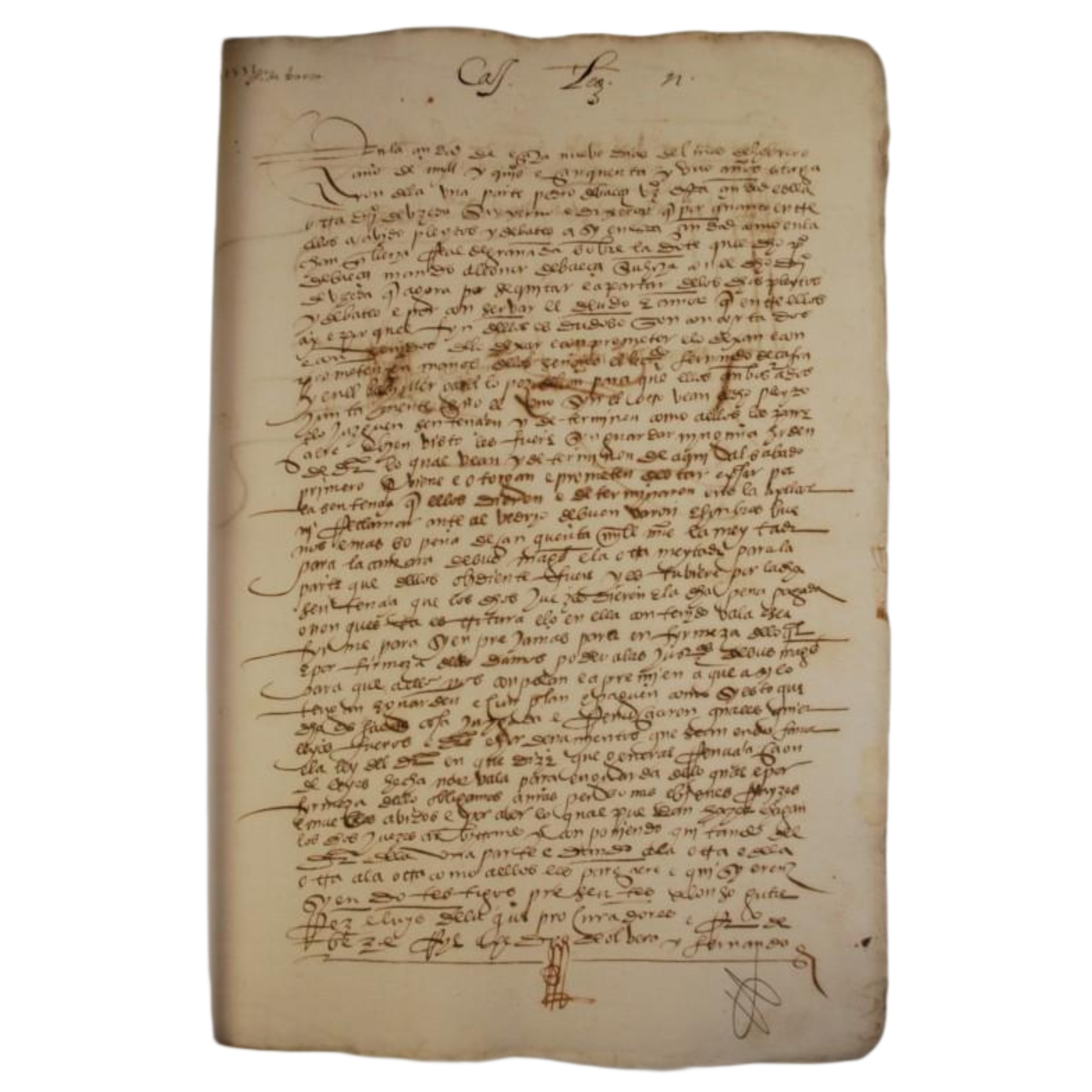 DOTE DE LEONOR DE BAEZA - COMPROMISO ENTRE PEDRO DE BAEZA Y DIEGO DE UCEDA SOBRE LA DOTE DE LEONOR DE BAEZA HIJA DEL PRIMERO QUE CASO CON EL SEGUNDO - 1551