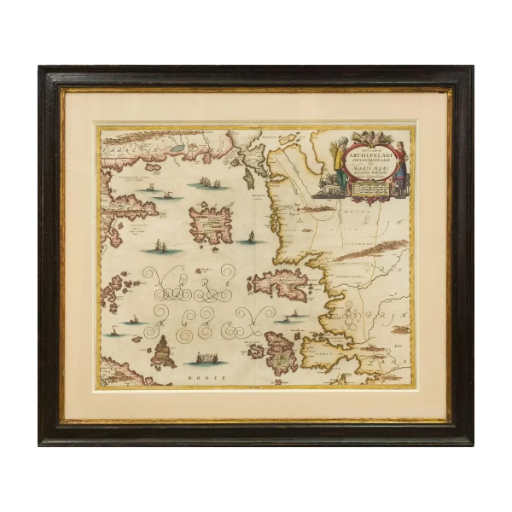 INSULARUM ARCHIPELAGI SEPTENTRIONALIS SEU MARIS AEGAEI ACCURATA DELINATIO AUCTORE I. LAURENBERGIO