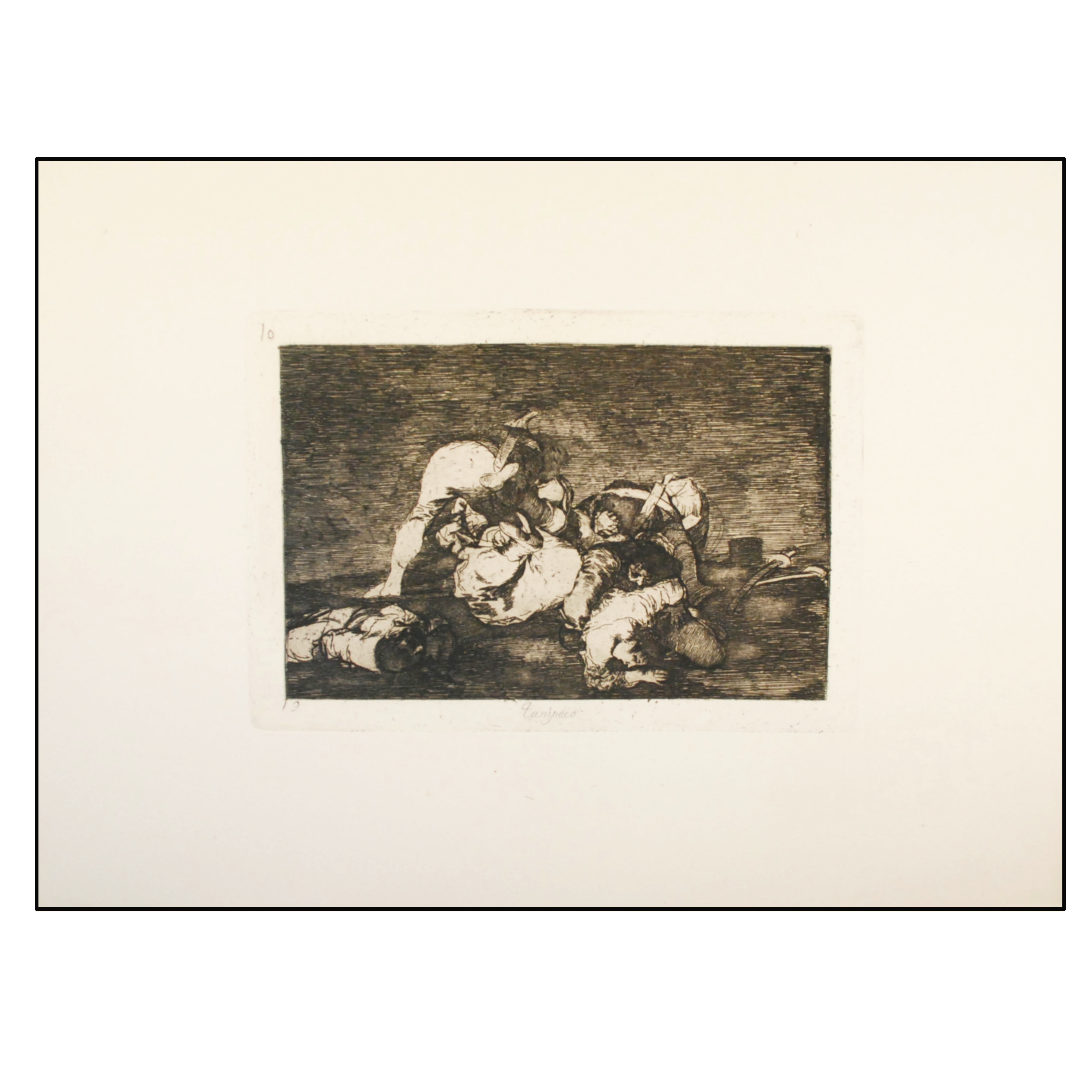 FRANCISCO DE GOYA - LOS DESASTRES DE LA GUERRA  (TAMPOCO, ESTAMPA Nº 10) - 1930