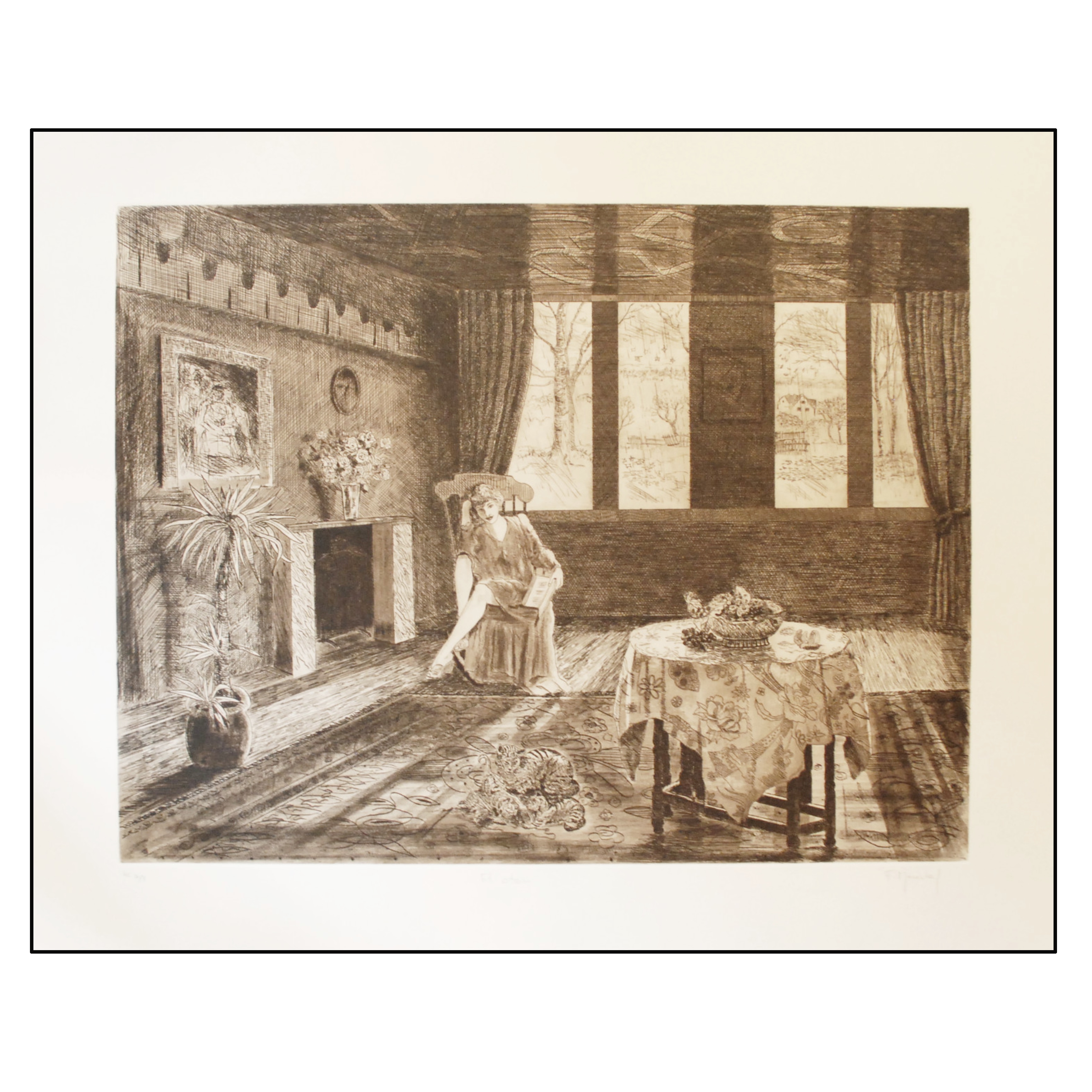 FRANÇOIS MARECHAL - EL OTOÑO (AGUAFUERTE) - 1990