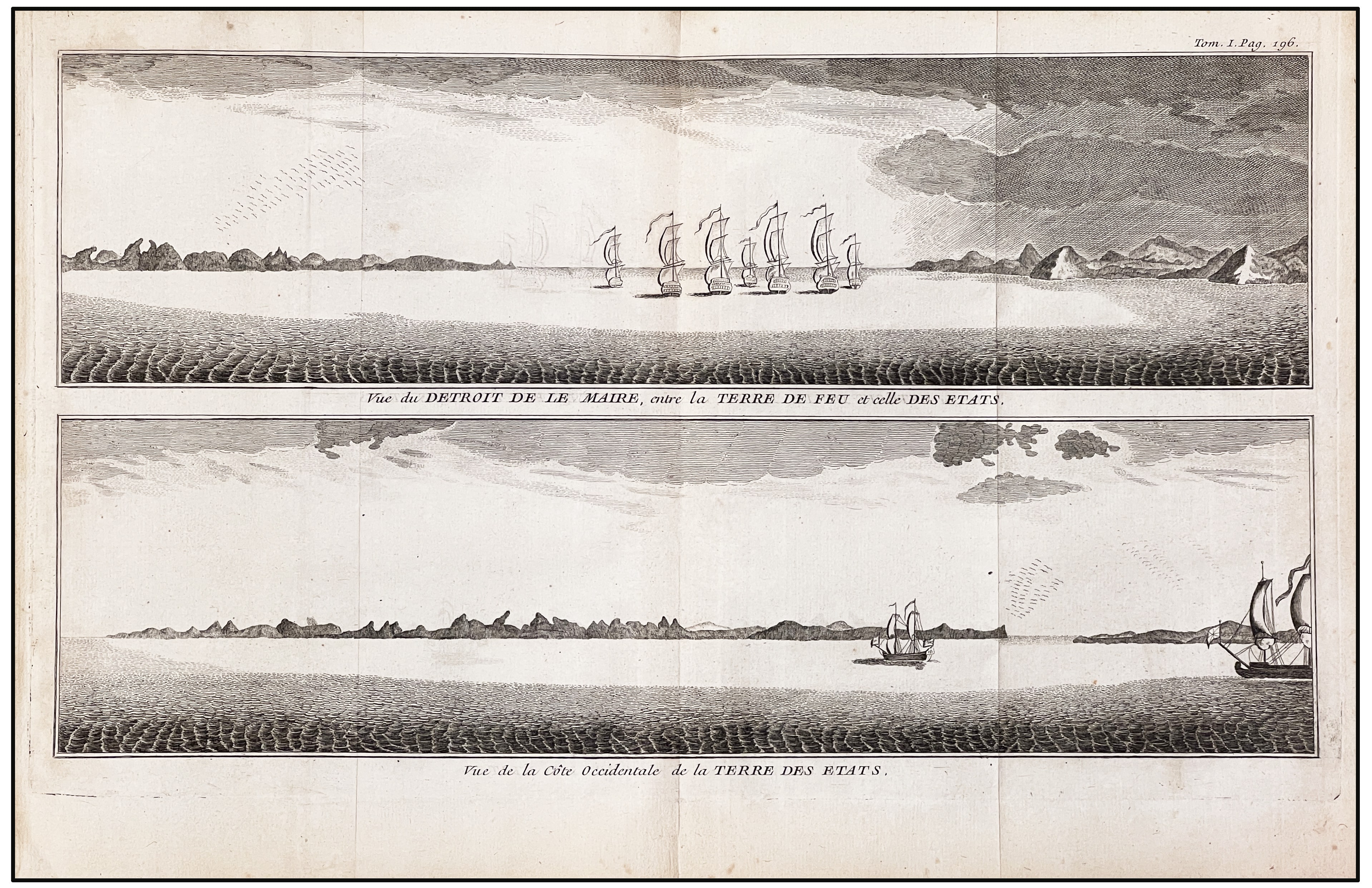 GEORGE ANSON - ESTRECHO DE LE MAIRE (ARGENTINA) - 1749