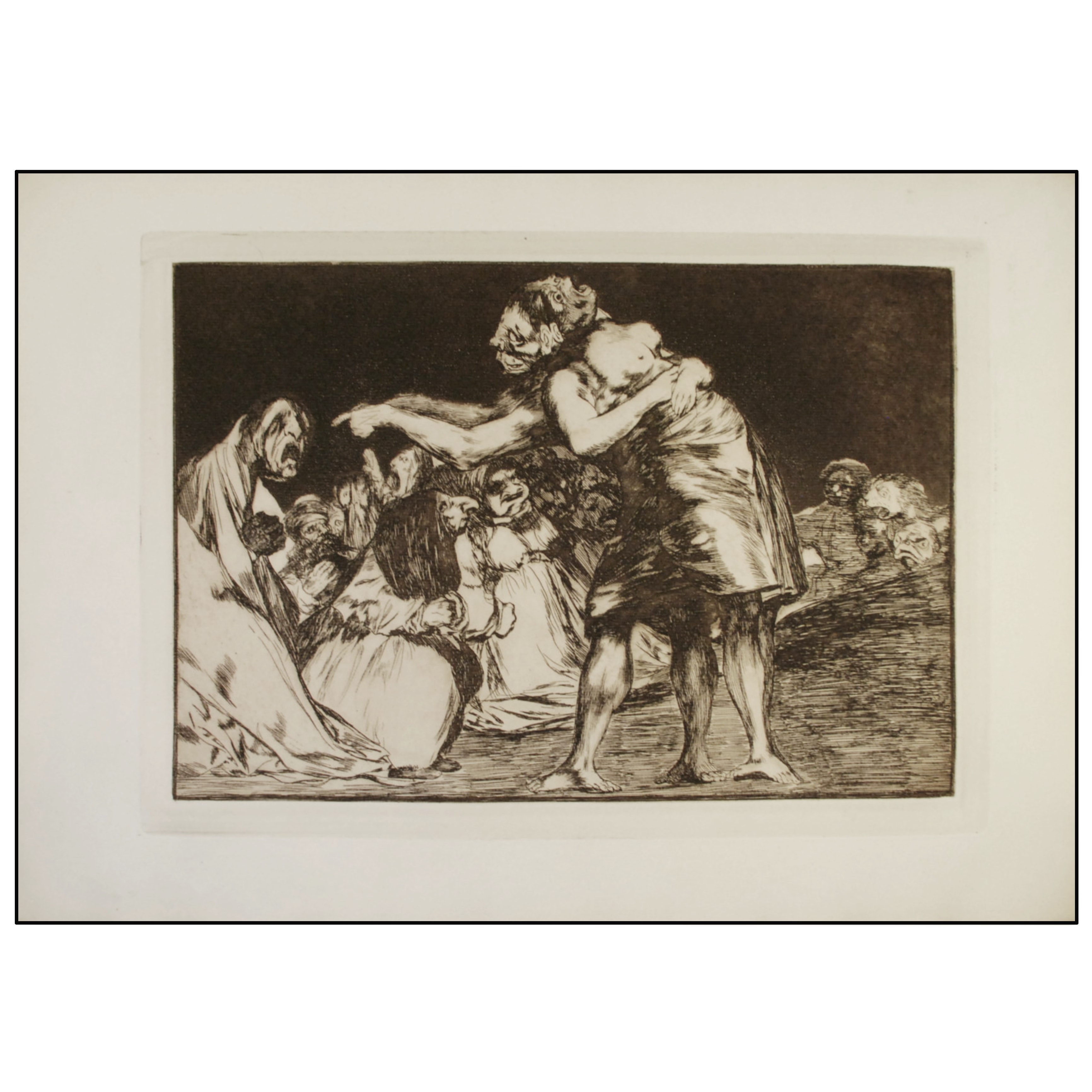 FRANCISCO DE GOYA - DISPARATE DESORDENADO - SERIE DISPARATES ESTAMPA, 7 -  1916