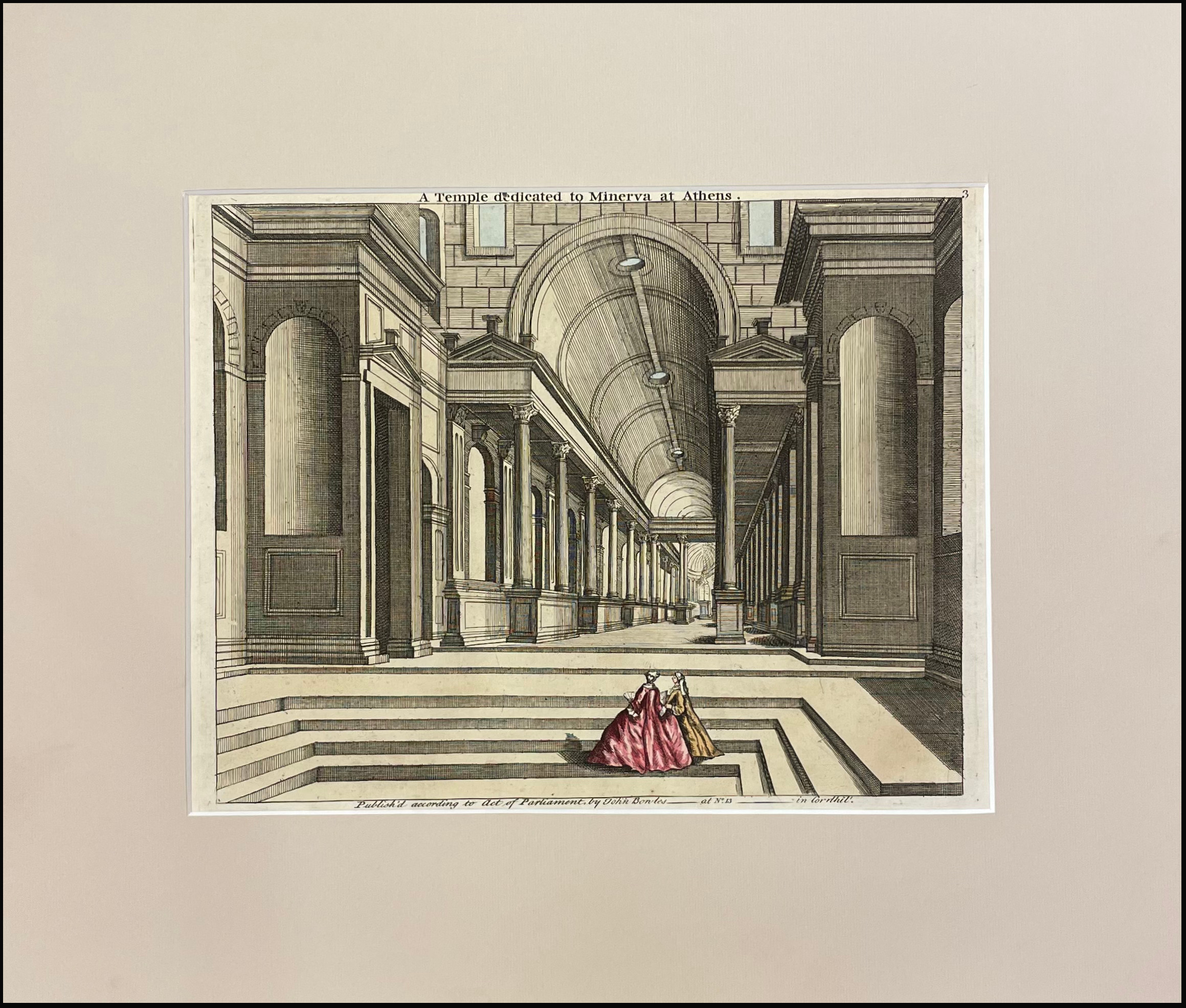 TEMPLO DEDICADO A MINERVA (ATENAS C. 1750) / A TEMPLE DEDICATED TO MINERVA AT ATHENS.