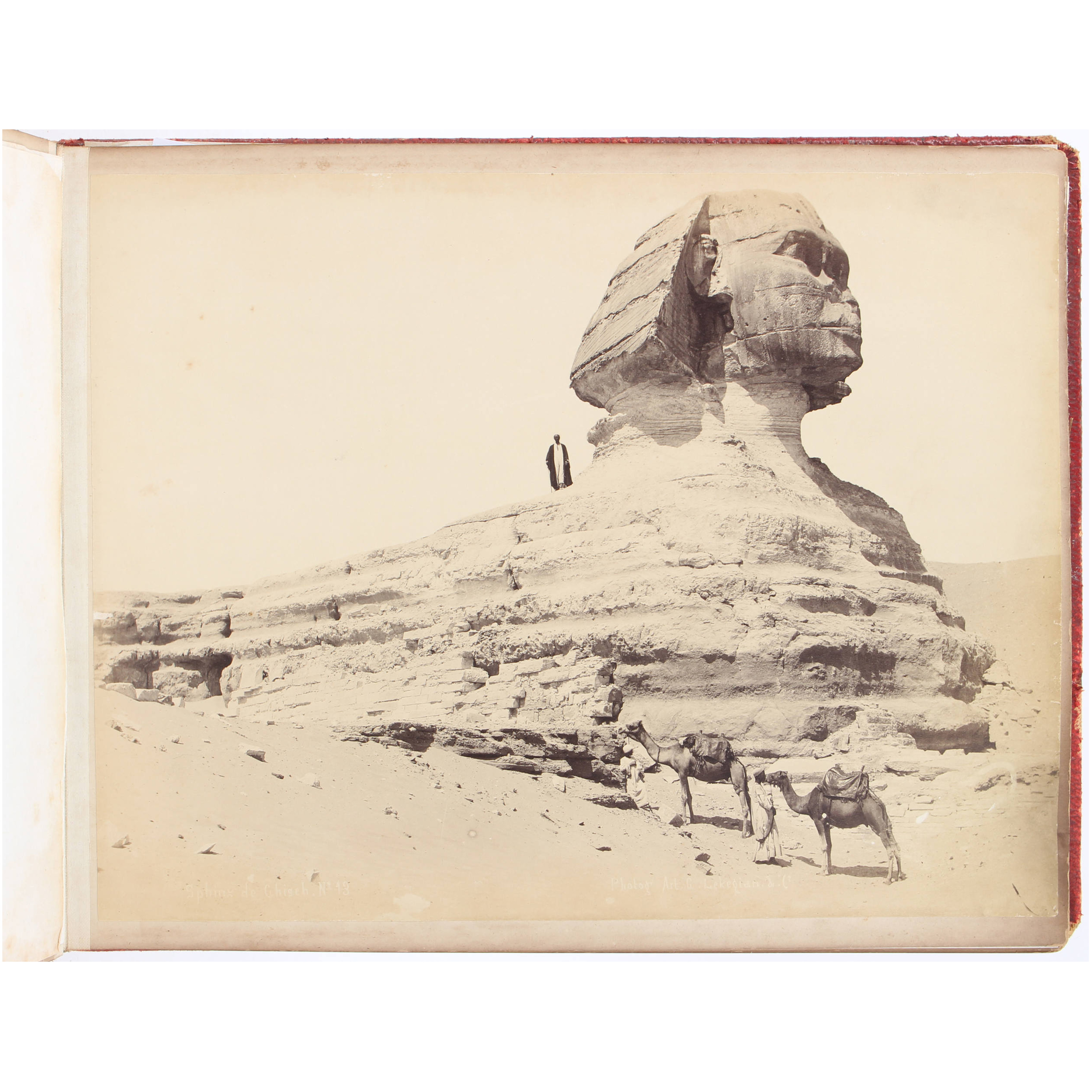 ANTONIO BEATO, ZANGAKI Y LEGEKIAN - 45 FOTOGRAFIAS EGIPTO - 1870