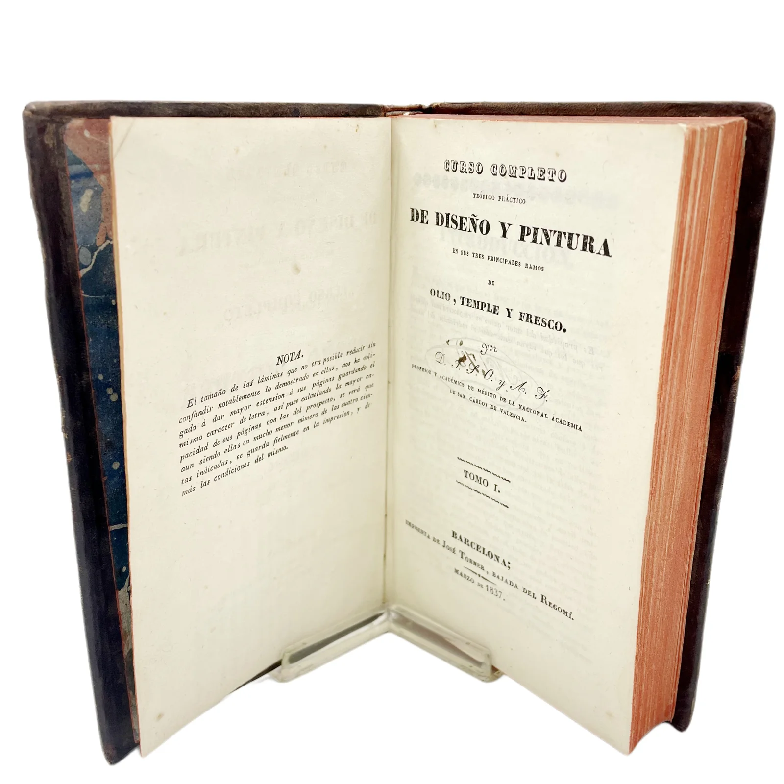 J. SOLER OLIVERES - CURSO DE DISEÑO Y PINTURA (1ª EDICIÓN) - 1837