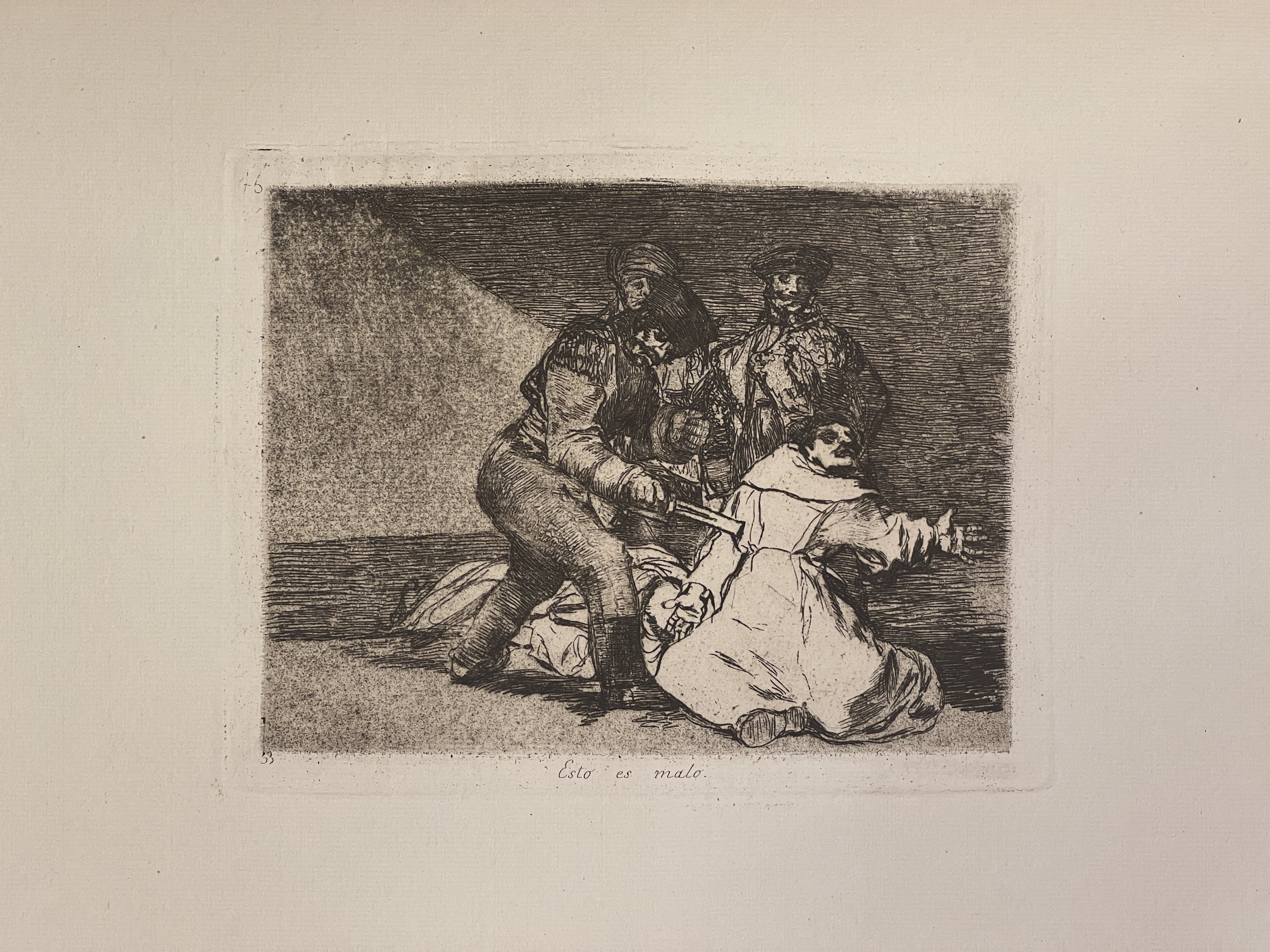 FRANCISCO DE GOYA - LOS DESASTRES (ESTO ES MALO, Nº 46) - 1923