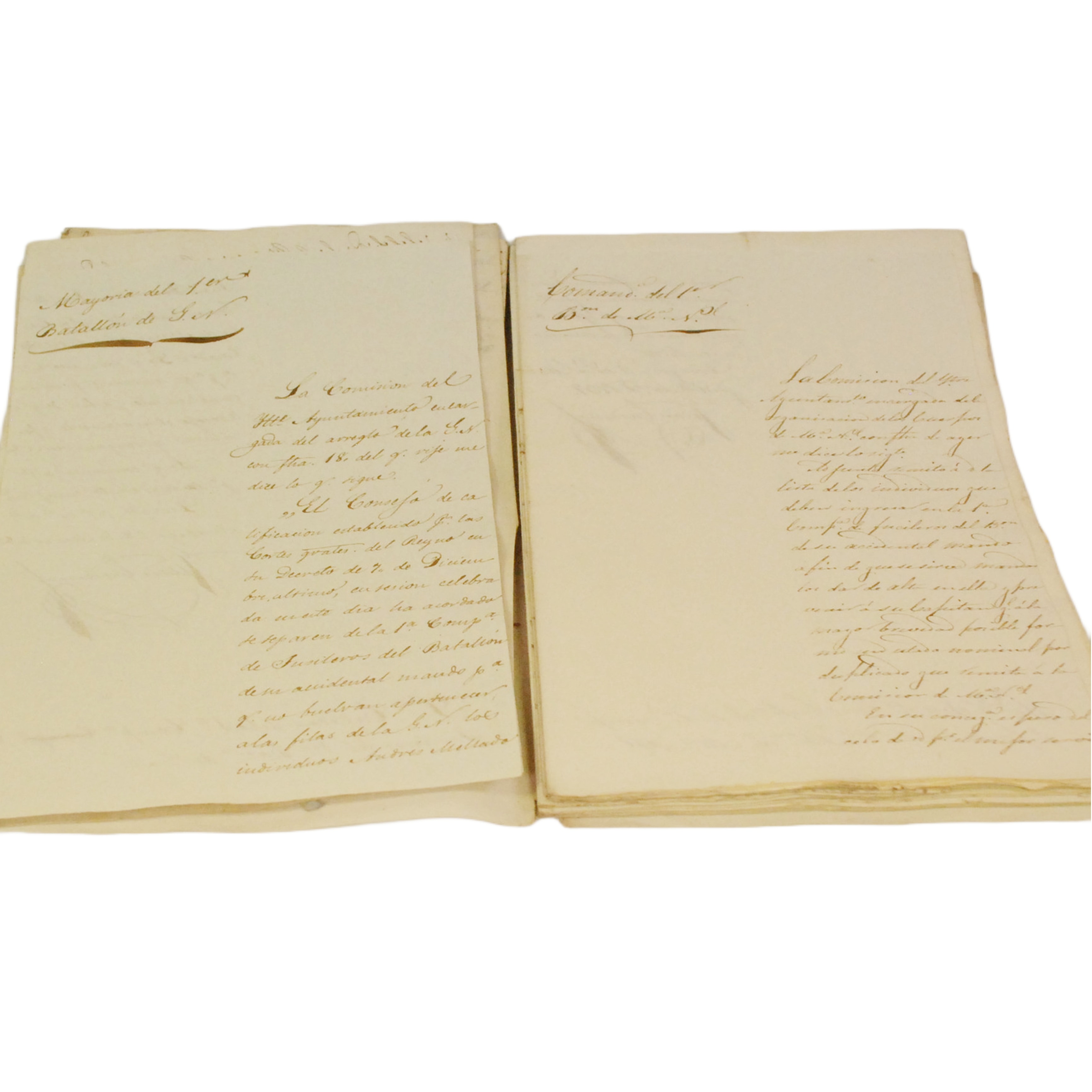 DOCUMENTOS RELATIVOS A LA MILICIA DE MÁLAGA EN LA ÉPOCA DE SEXENIO ABSOLUTISTA - TRIENIO LIBERAL. - 1818