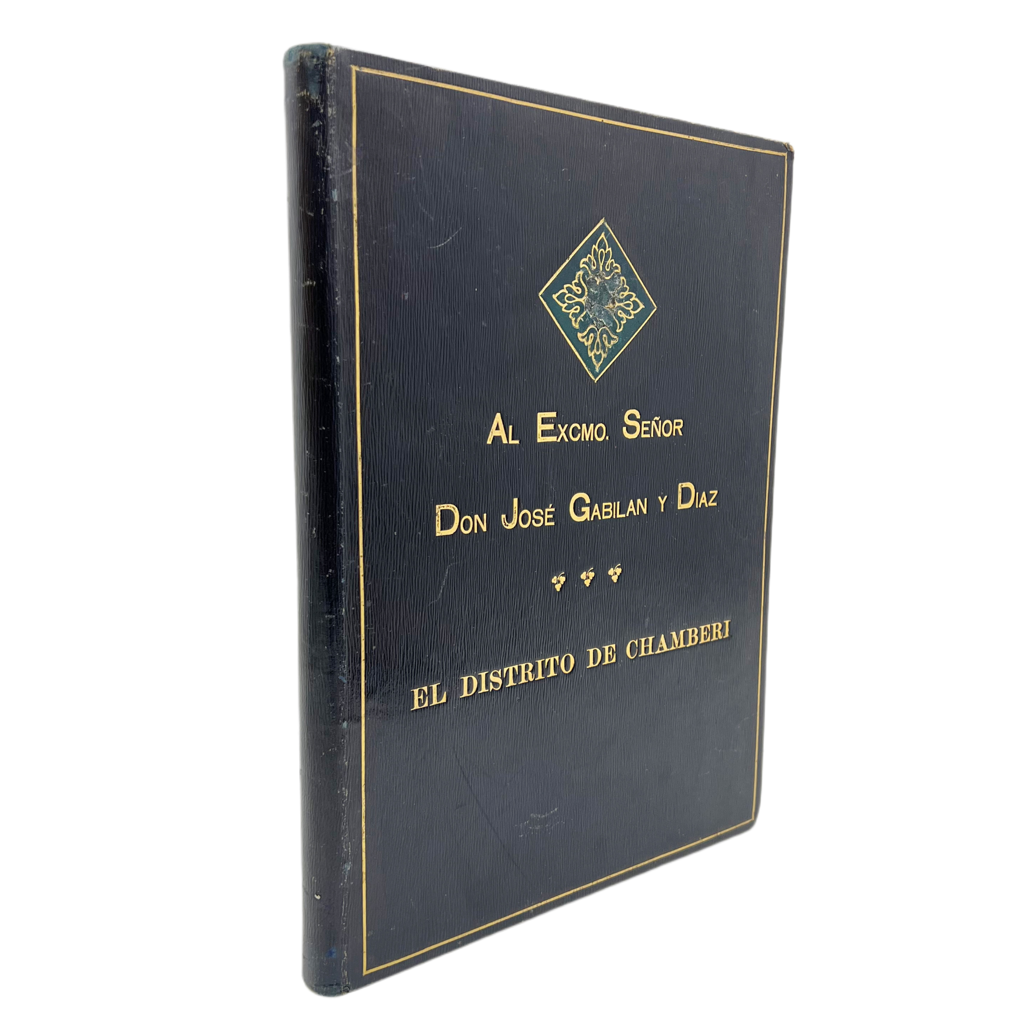 JUNTA DISTRITO CHAMBERÍ - LIBRO HOMENAJE A JOSÉ GABILÁN DÍAZ (UNIÓN PATRIÓTICA) - 1929