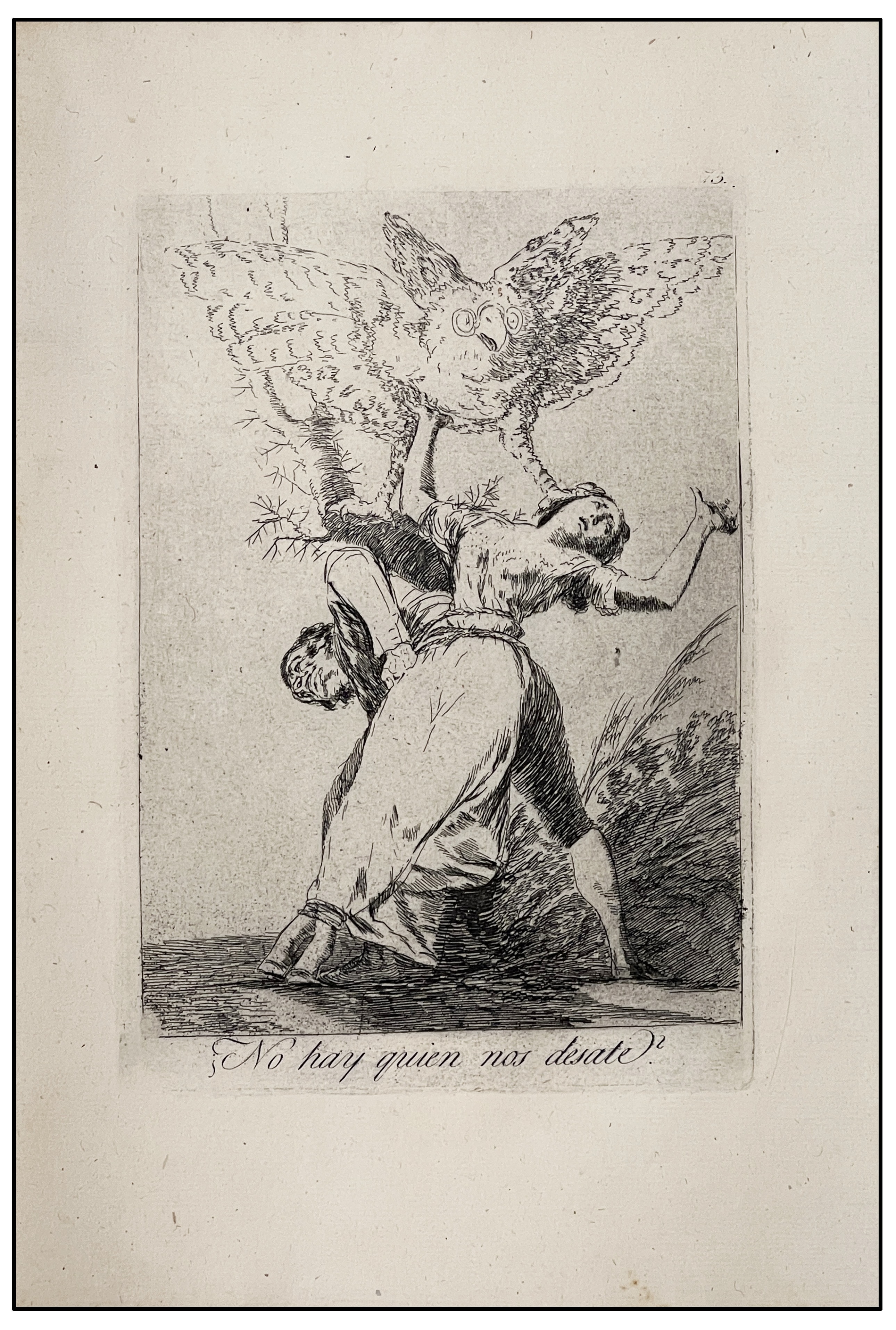 FRANCISCO DE GOYA - LOS CAPRICHOS (NO HAY QUIEN NOS DESATE?, Nº 75) - 1927