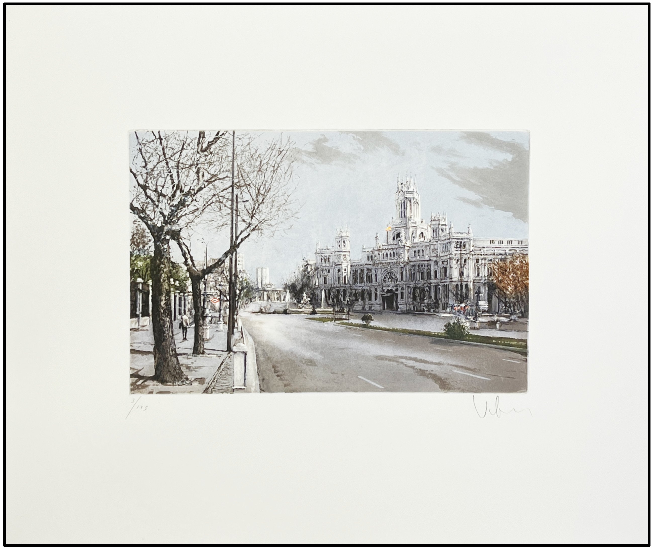 VENANCIO ARRIBAS - AYUNTAMIENTO DE MADRID (AGUATINTA) - 2000